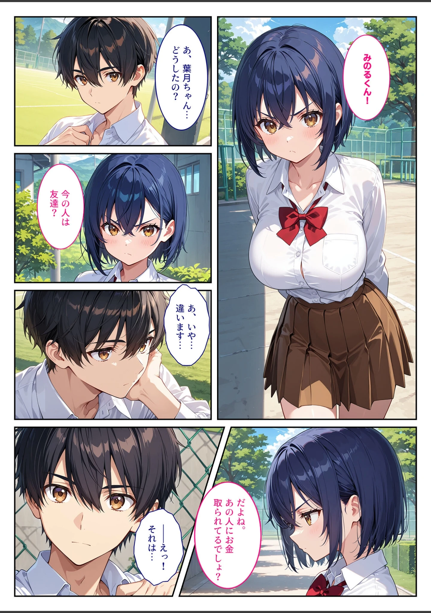 「僕の爆乳彼女が絶倫ヤンキーに寝取られて性玩具にされる話 モザイク版」（StudioSR） 試し読み 5ページ目