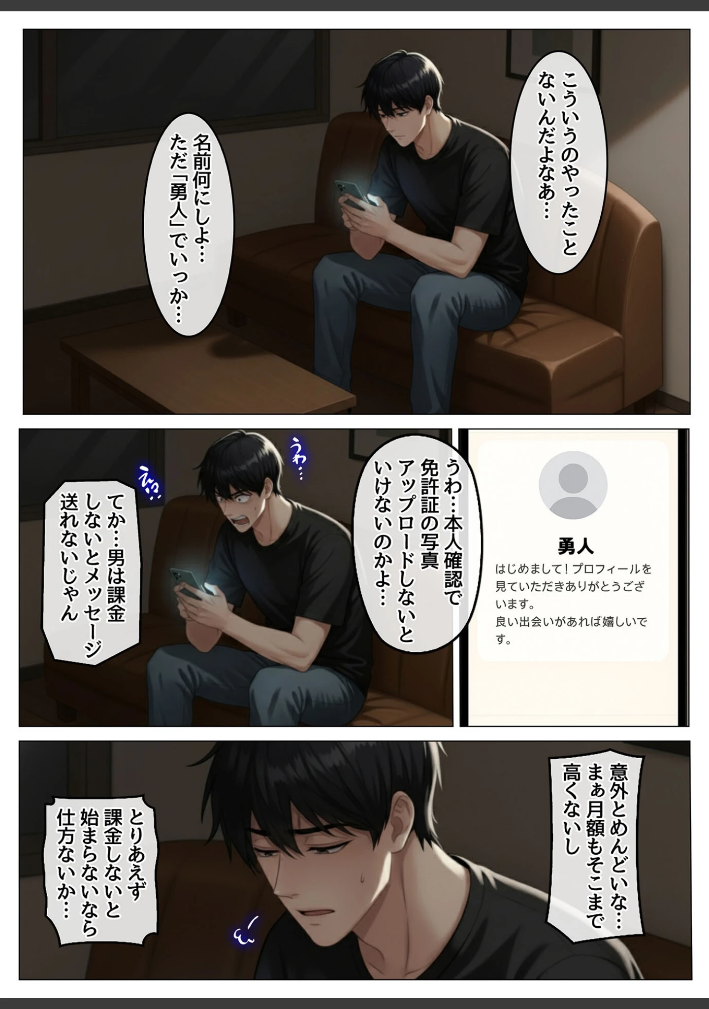 「マッチングアプリで出会ったむちむち美女が、まさかの隣人で人妻だった件 モザイク版」（ハレノヒ） 試し読み 5ページ目