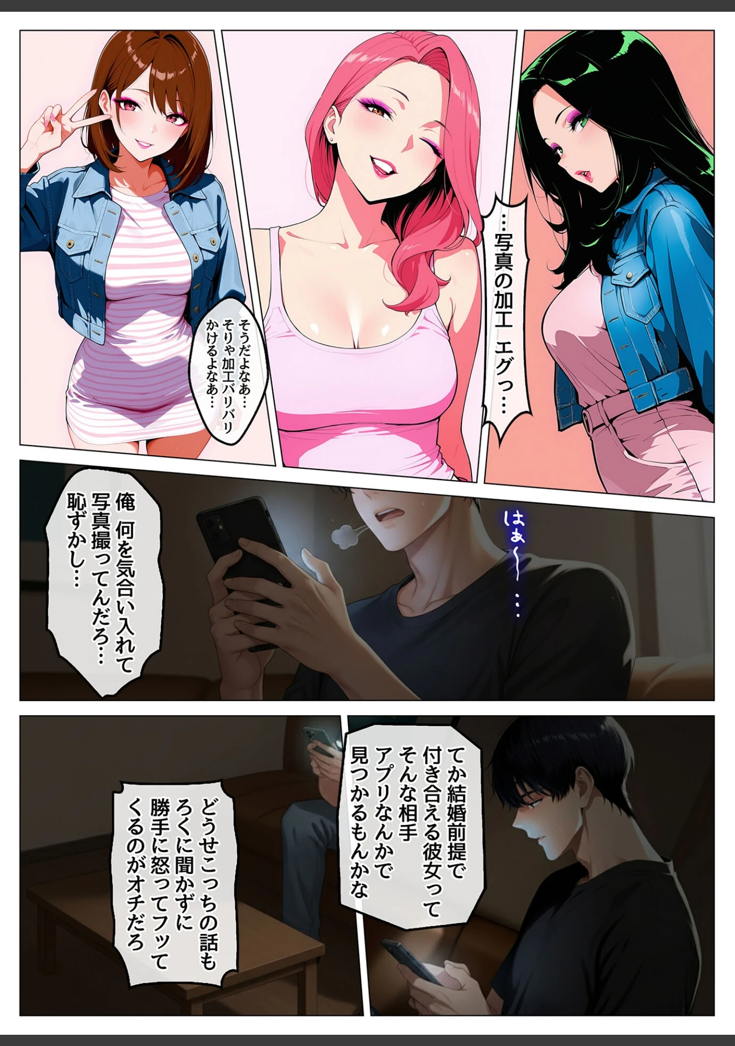「マッチングアプリで出会ったむちむち美女が、まさかの隣人で人妻だった件 モザイク版」（ハレノヒ） 試し読み 7ページ目