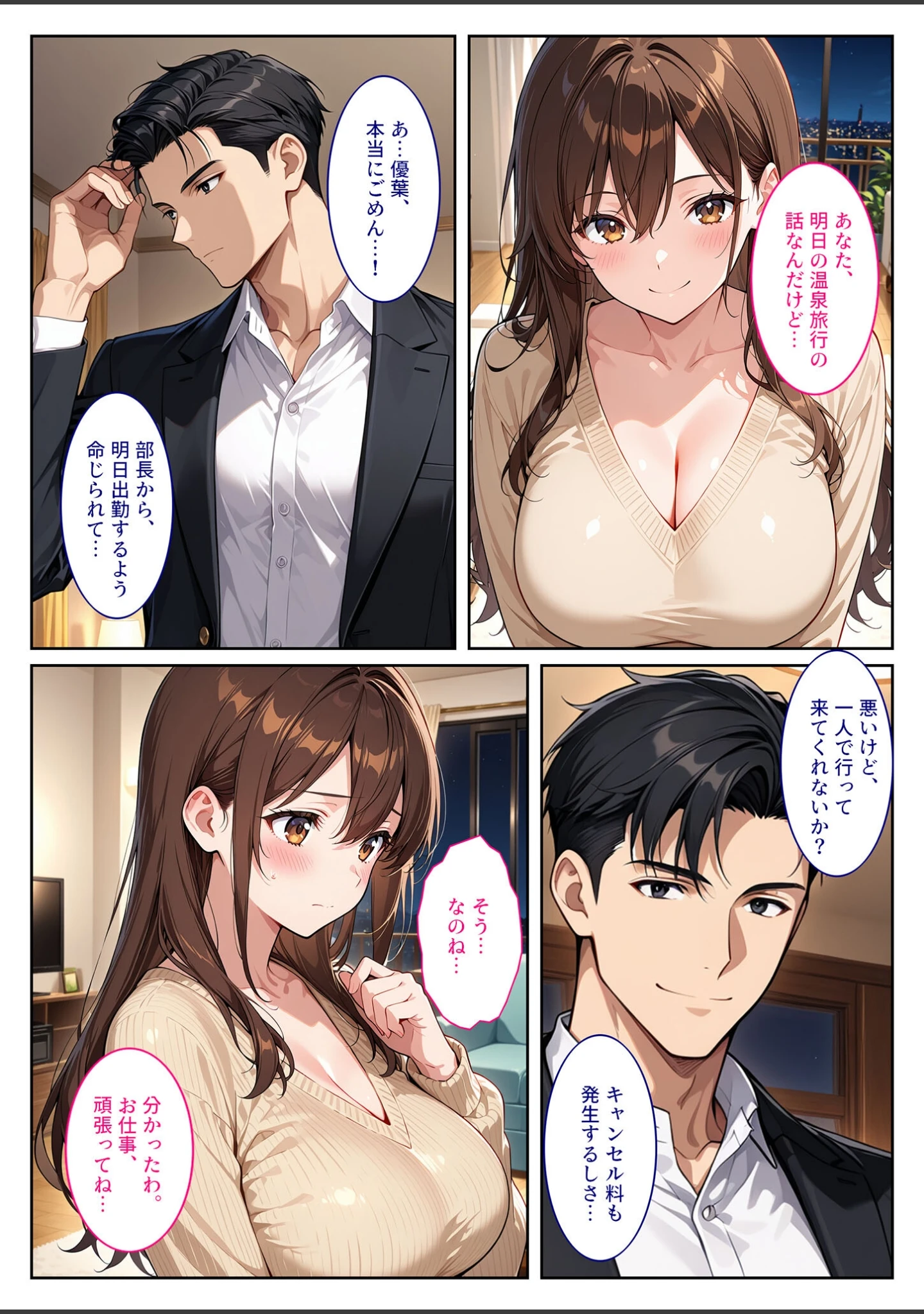「夫の弟に種付けされて孕んだので、夫を騙して産むことにしました。 モザイク版」（StudioSR） 試し読み 4ページ目