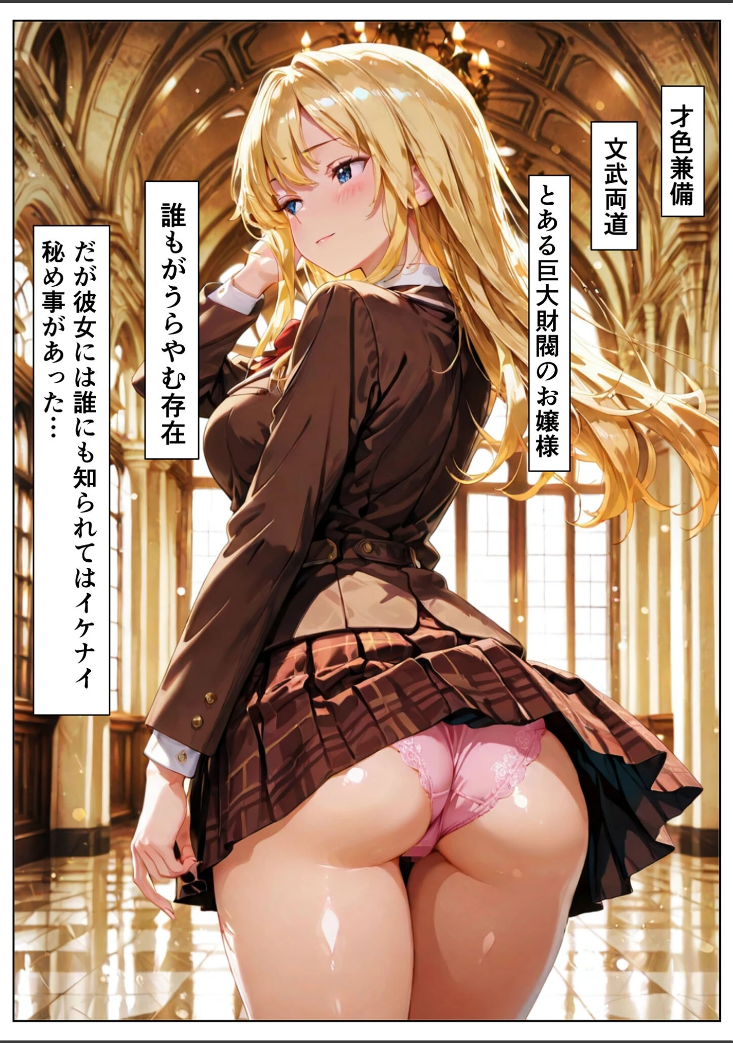 「完璧●●会長アリスの聖水〜変態な彼女と僕が繋がった日 モザイク版」（Shizuku Amamori） 試し読み 3ページ目