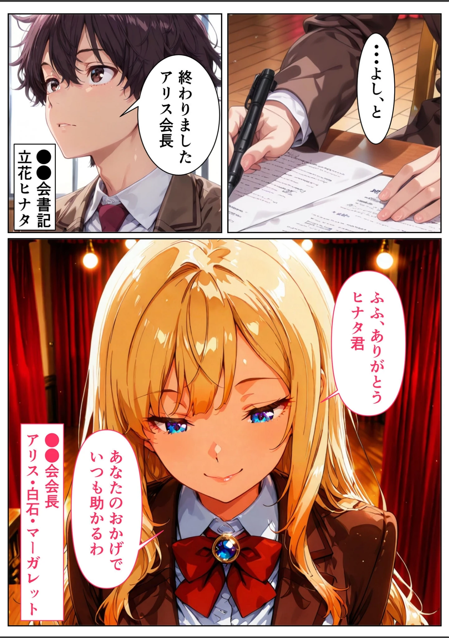 「完璧●●会長アリスの聖水〜変態な彼女と僕が繋がった日 モザイク版」（Shizuku Amamori） 試し読み 4ページ目