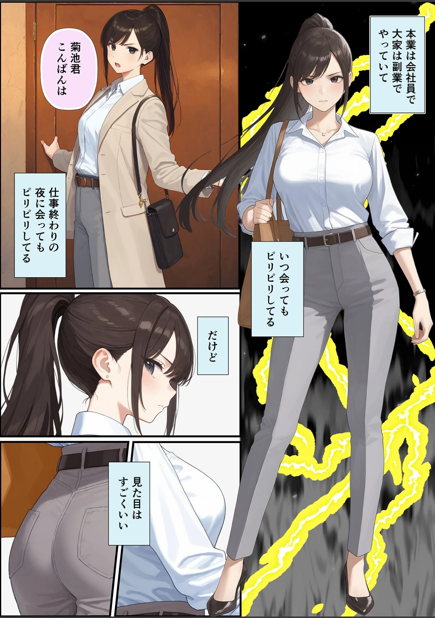 「チン体契約 欲求不満限界アラサー大家にチ●ポを請求される【合冊版】 モザイク版」（潮吹きんぐ） 試し読み 7ページ目