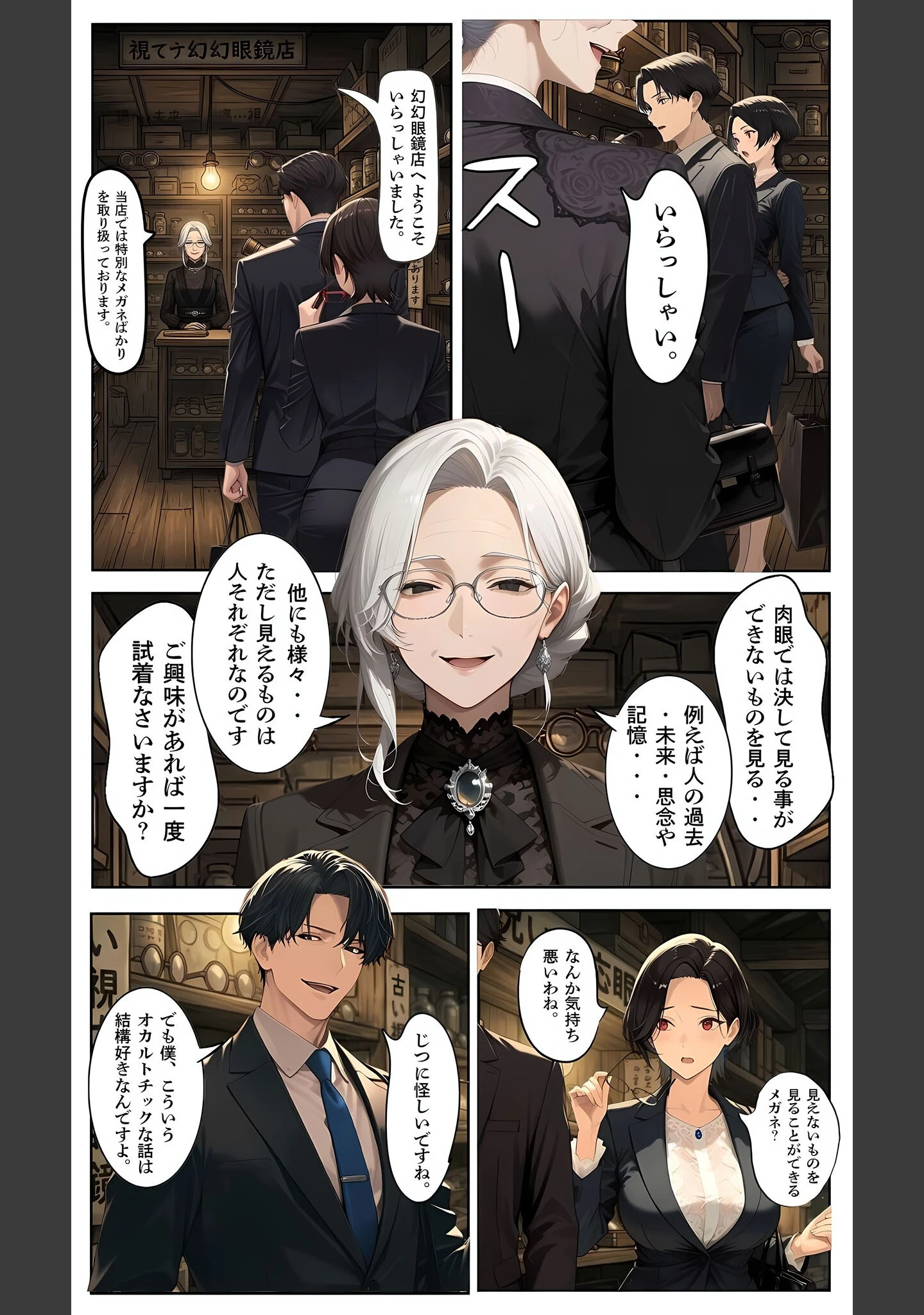 「【覗き眼鏡本舗】エッチなヒミツが見えちゃう不思議なメガネ モザイク版」（メコ神） 試し読み 13ページ目