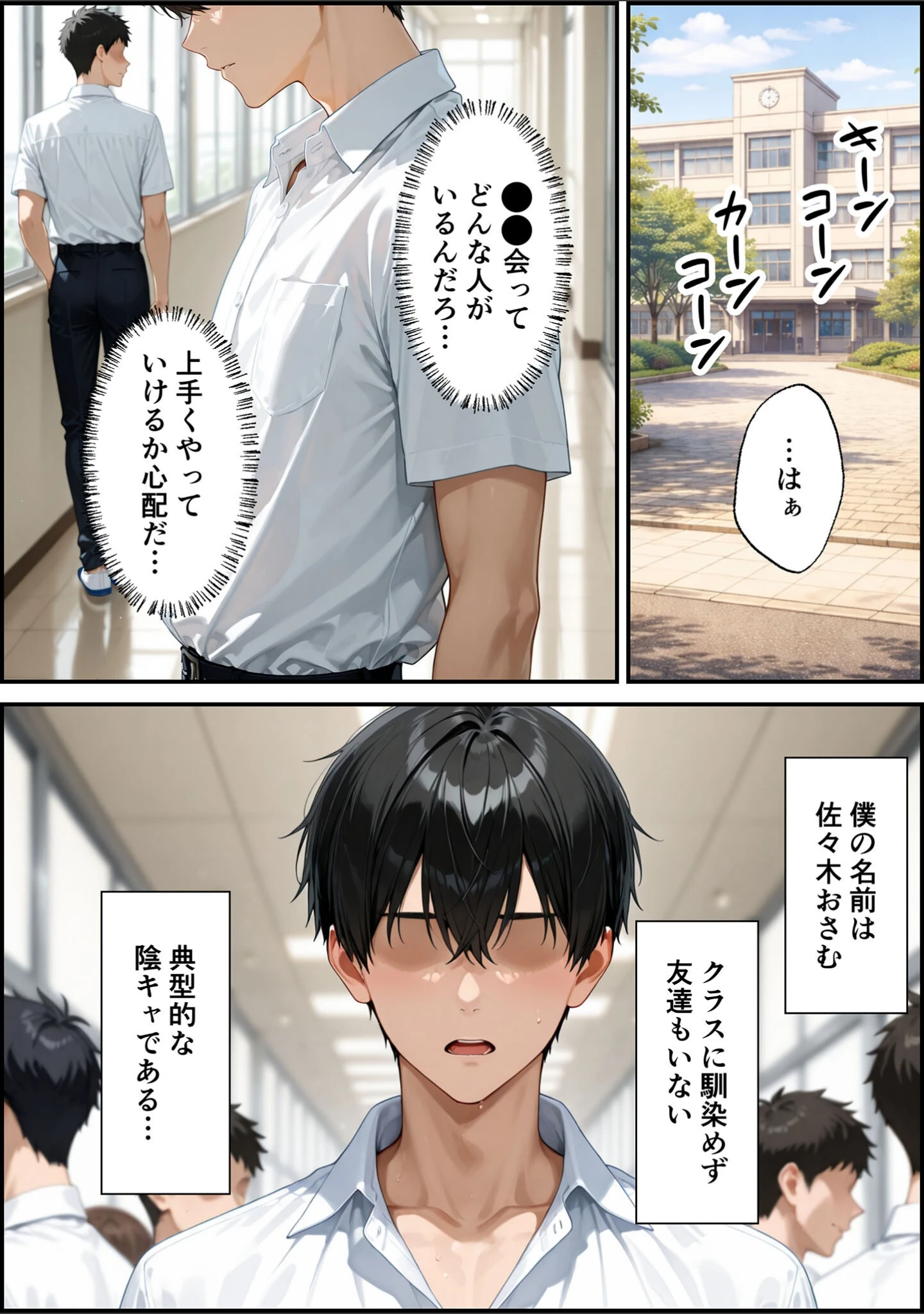 「女の子扱いされたい王子様な委員長があまあま中●しセックスでメスになる話 モザイク版」（かわいいイチゴ1000％） 試し読み 2ページ目
