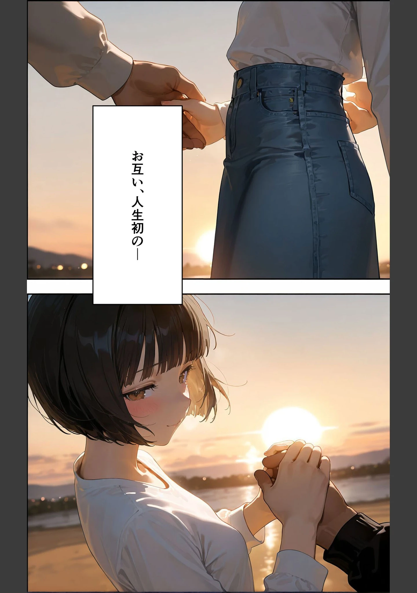 「【全2作収録】彼女を俺の性癖に染める過程 1＆2 〜先輩が喜んでくれるなら…〜 モザイク版」（TAIL LOVERS） 試し読み 10ページ目