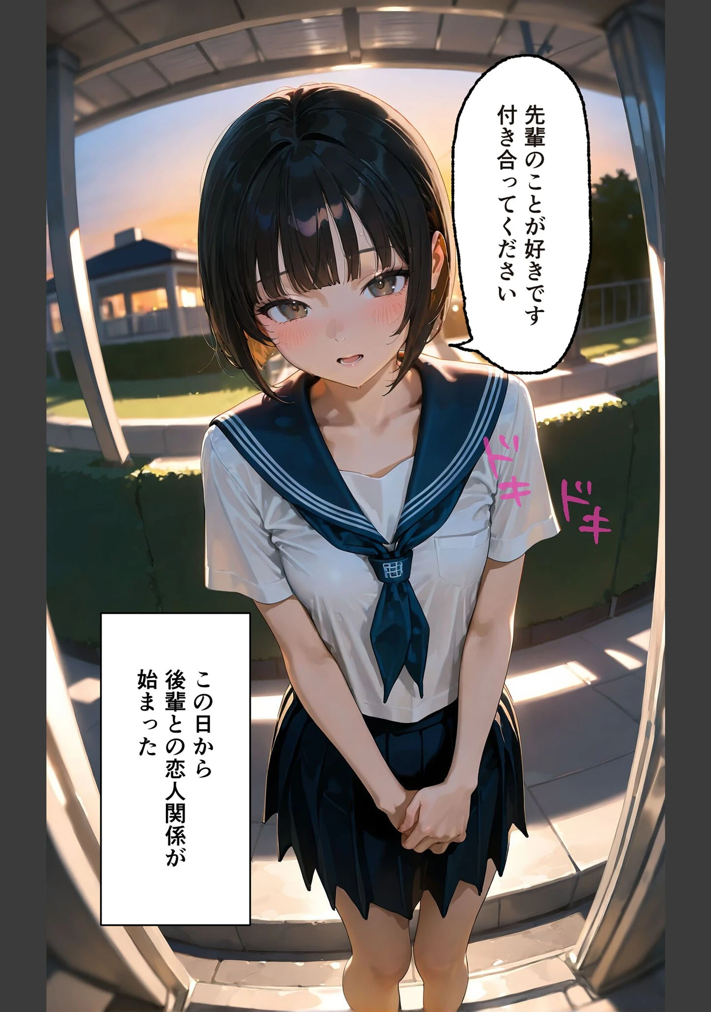 「【全2作収録】彼女を俺の性癖に染める過程 1＆2 〜先輩が喜んでくれるなら…〜 モザイク版」（TAIL LOVERS） 試し読み 5ページ目