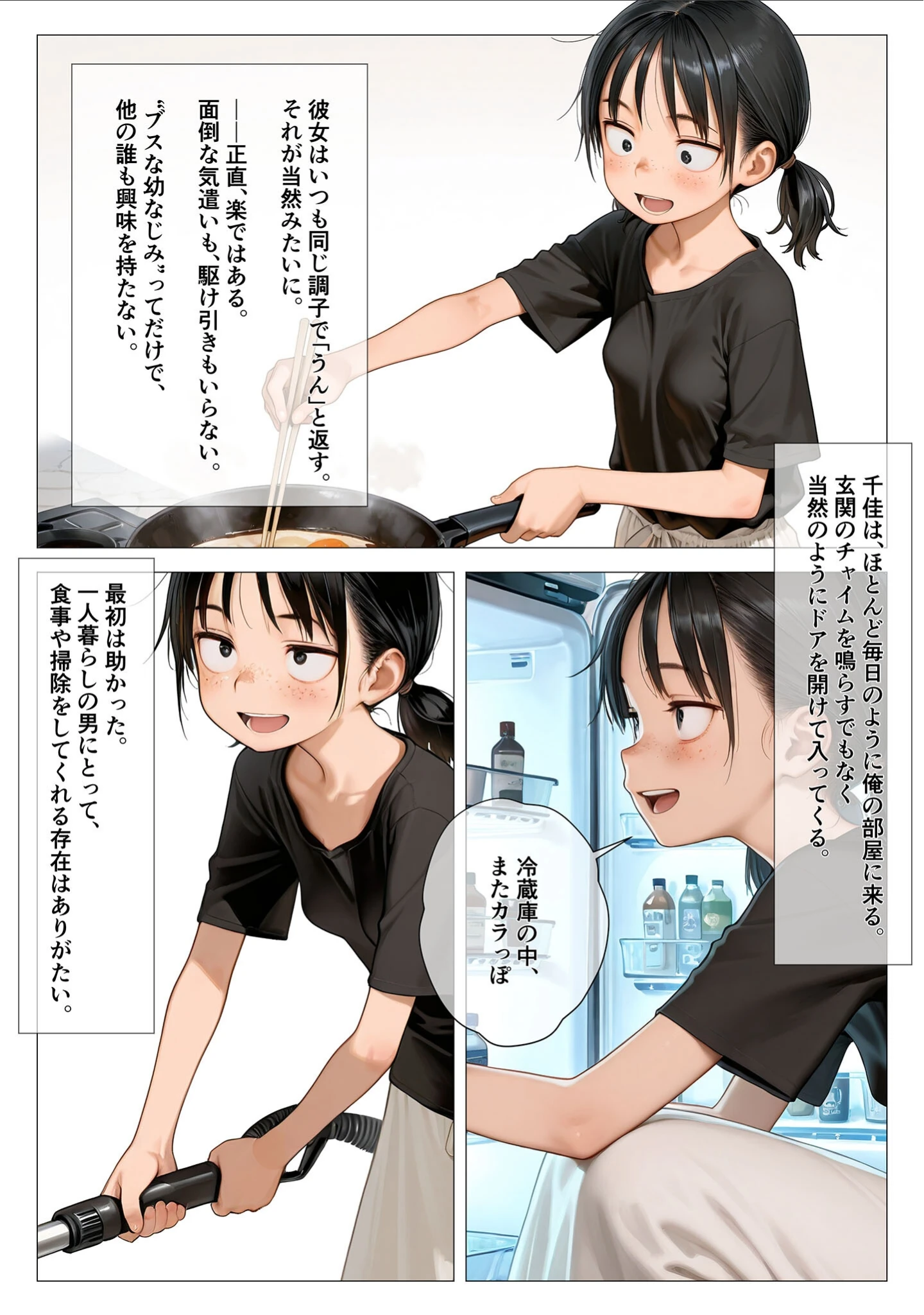 「ちいぶす-おっぱい小さくてブスだけどいつでもヤレる幼馴染-電子書籍特装版 モザイク版」（kz） 試し読み 5ページ目