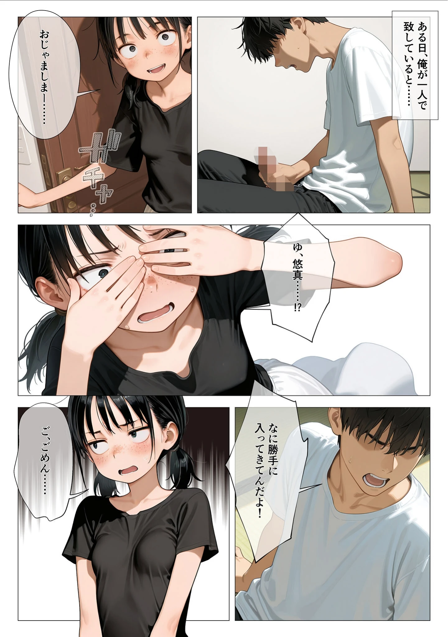 「ちいぶす-おっぱい小さくてブスだけどいつでもヤレる幼馴染-電子書籍特装版 モザイク版」（kz） 試し読み 6ページ目