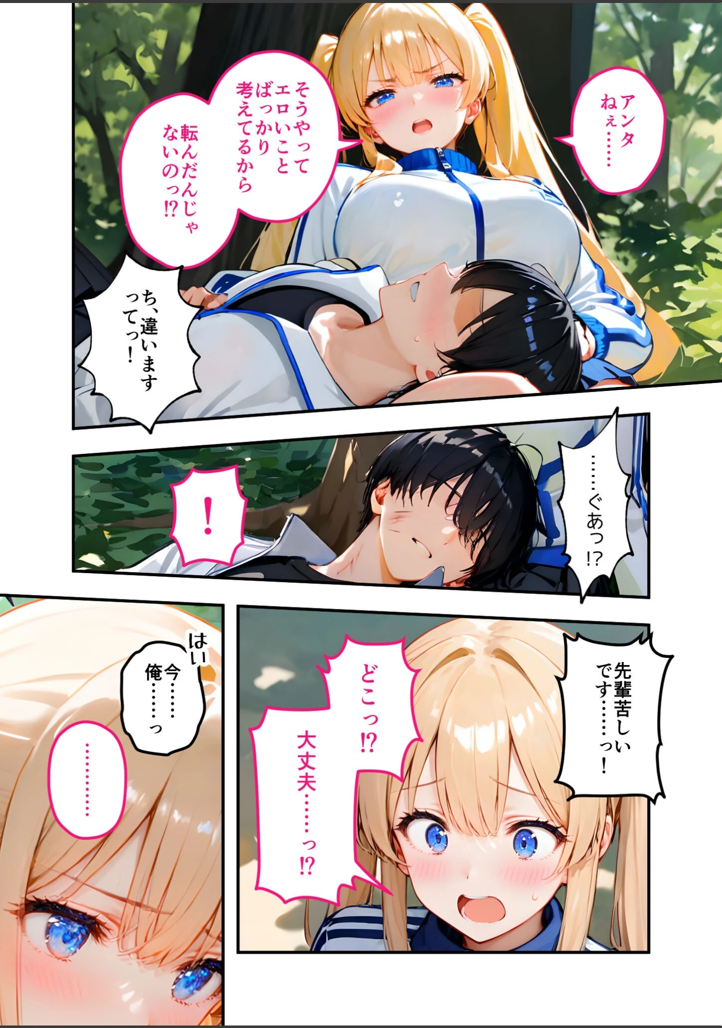 「ツンデレマネージャーのオナサポえっち モザイク版」（ざこへみー） 試し読み 9ページ目