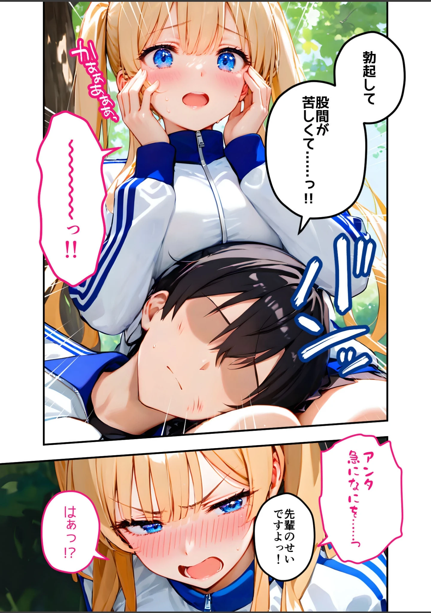 「ツンデレマネージャーのオナサポえっち モザイク版」（ざこへみー） 試し読み 10ページ目