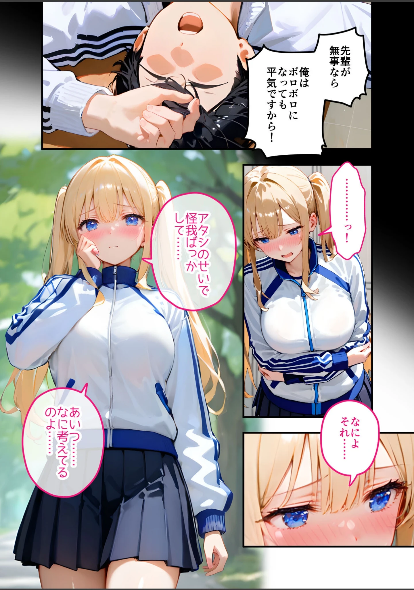 「ツンデレマネージャーのオナサポえっち モザイク版」（ざこへみー） 試し読み 2ページ目