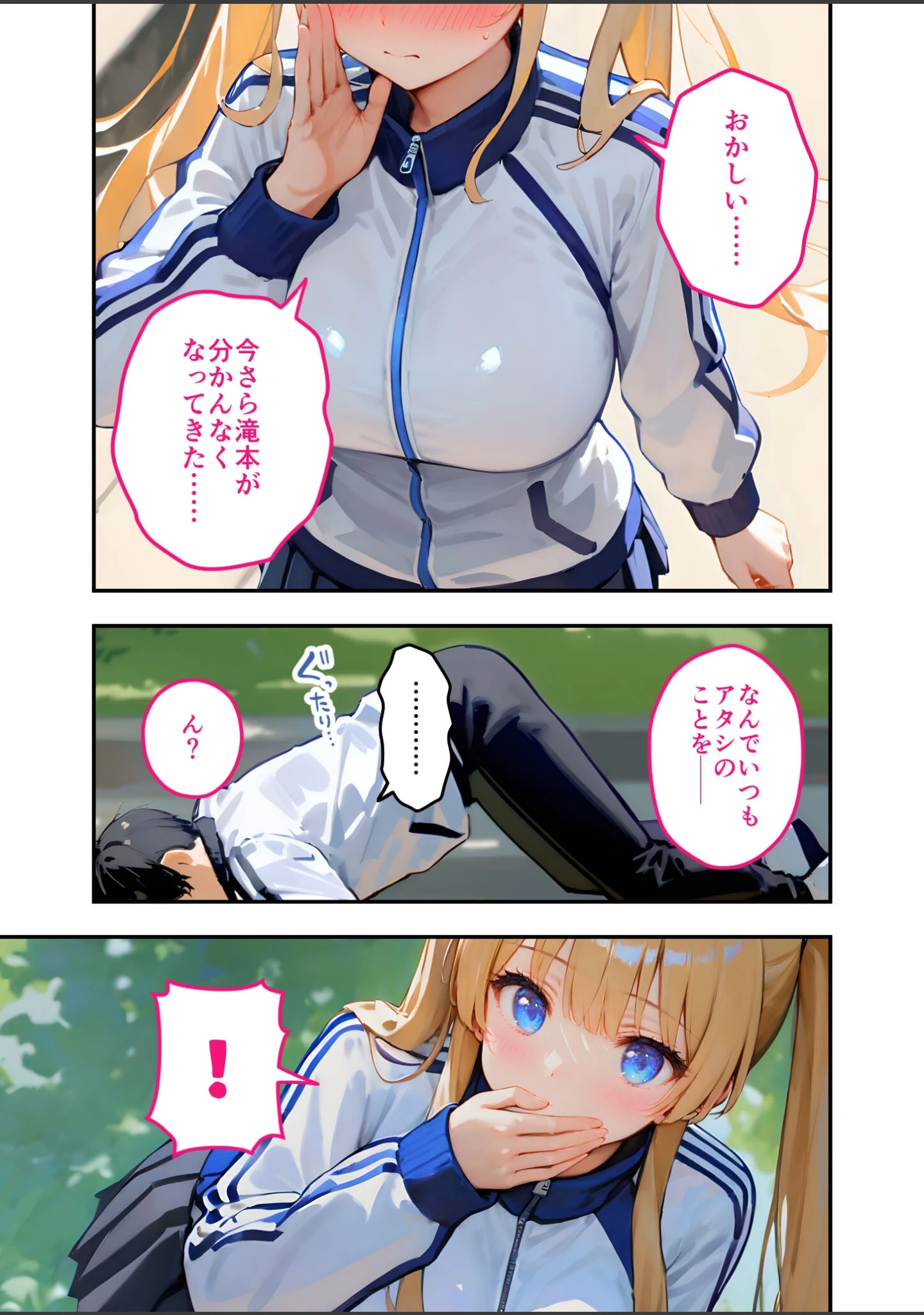 「ツンデレマネージャーのオナサポえっち モザイク版」（ざこへみー） 試し読み 3ページ目
