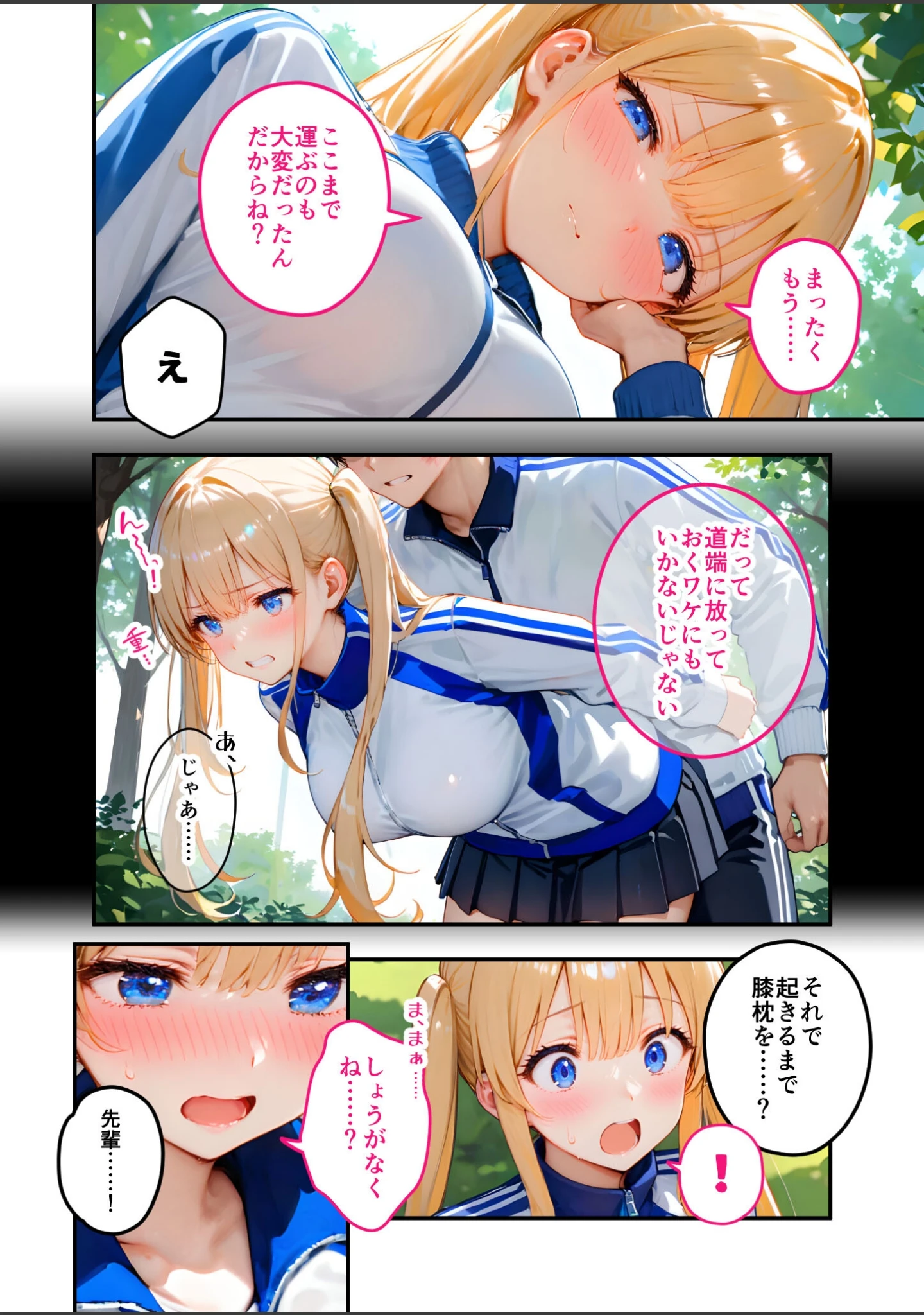 「ツンデレマネージャーのオナサポえっち モザイク版」（ざこへみー） 試し読み 7ページ目