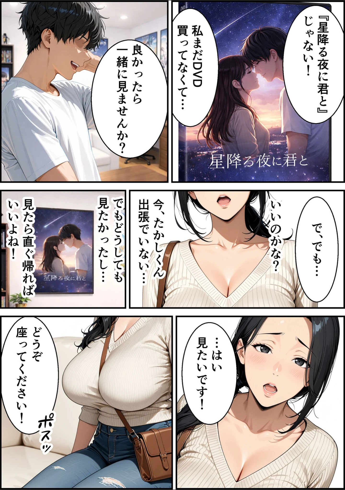 「ドスケベ黒乳首の専業主婦38歳が隣に住む大学生に中●しされセフレ堕ち モザイク版」（かわいいイチゴ1000％） 試し読み 9ページ目