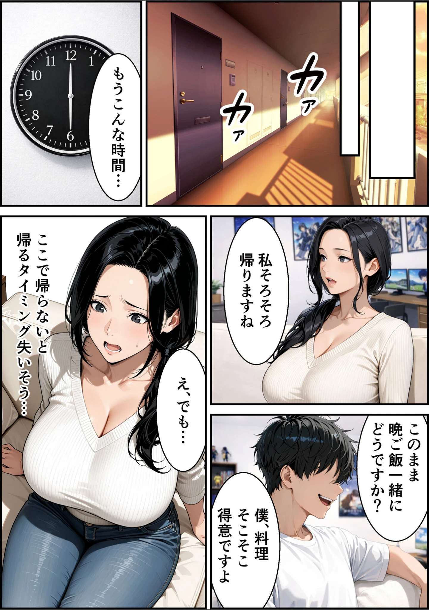 「ドスケベ黒乳首の専業主婦38歳が隣に住む大学生に中●しされセフレ堕ち モザイク版」（かわいいイチゴ1000％） 試し読み 10ページ目