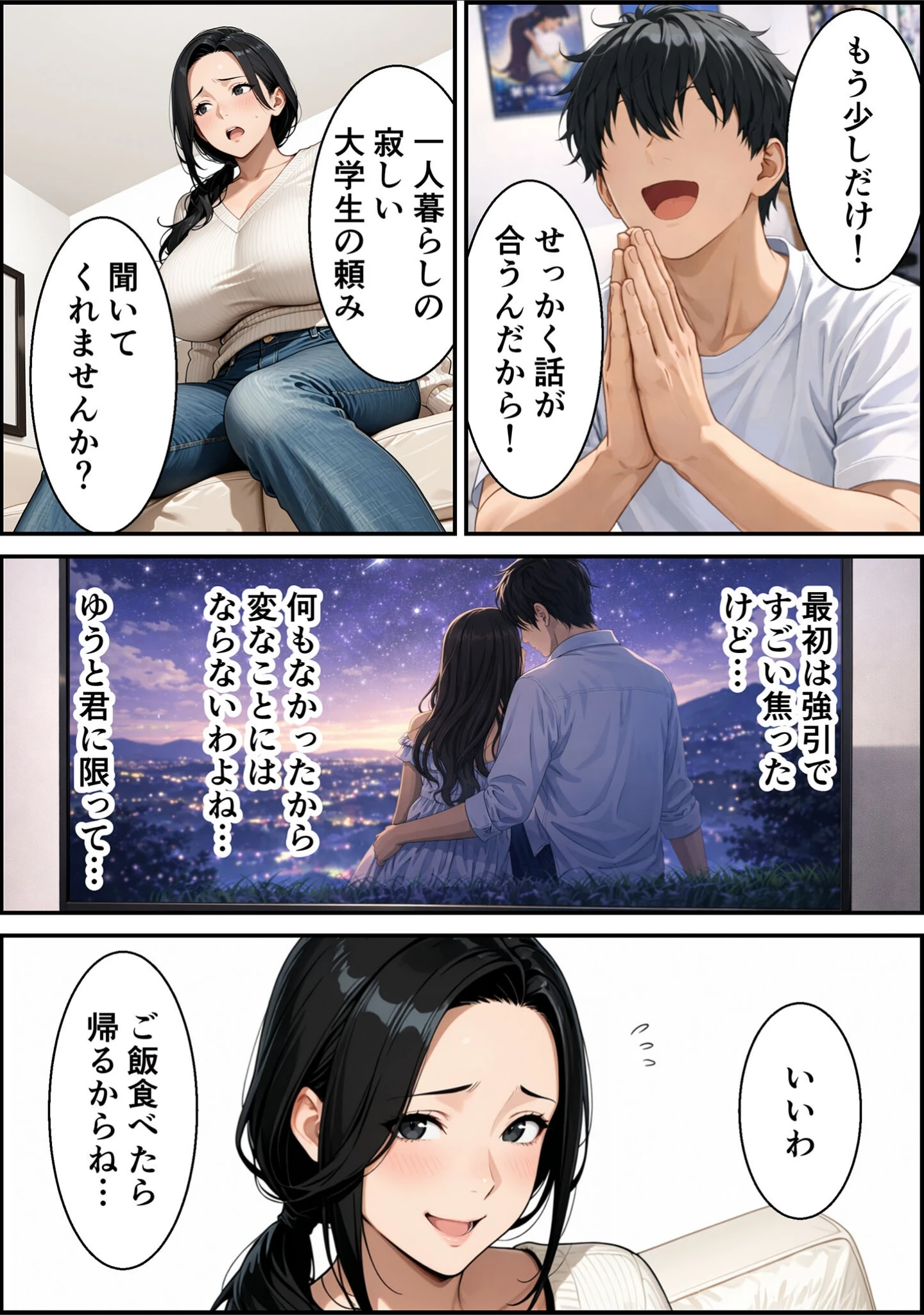 「ドスケベ黒乳首の専業主婦38歳が隣に住む大学生に中●しされセフレ堕ち モザイク版」（かわいいイチゴ1000％） 試し読み 11ページ目