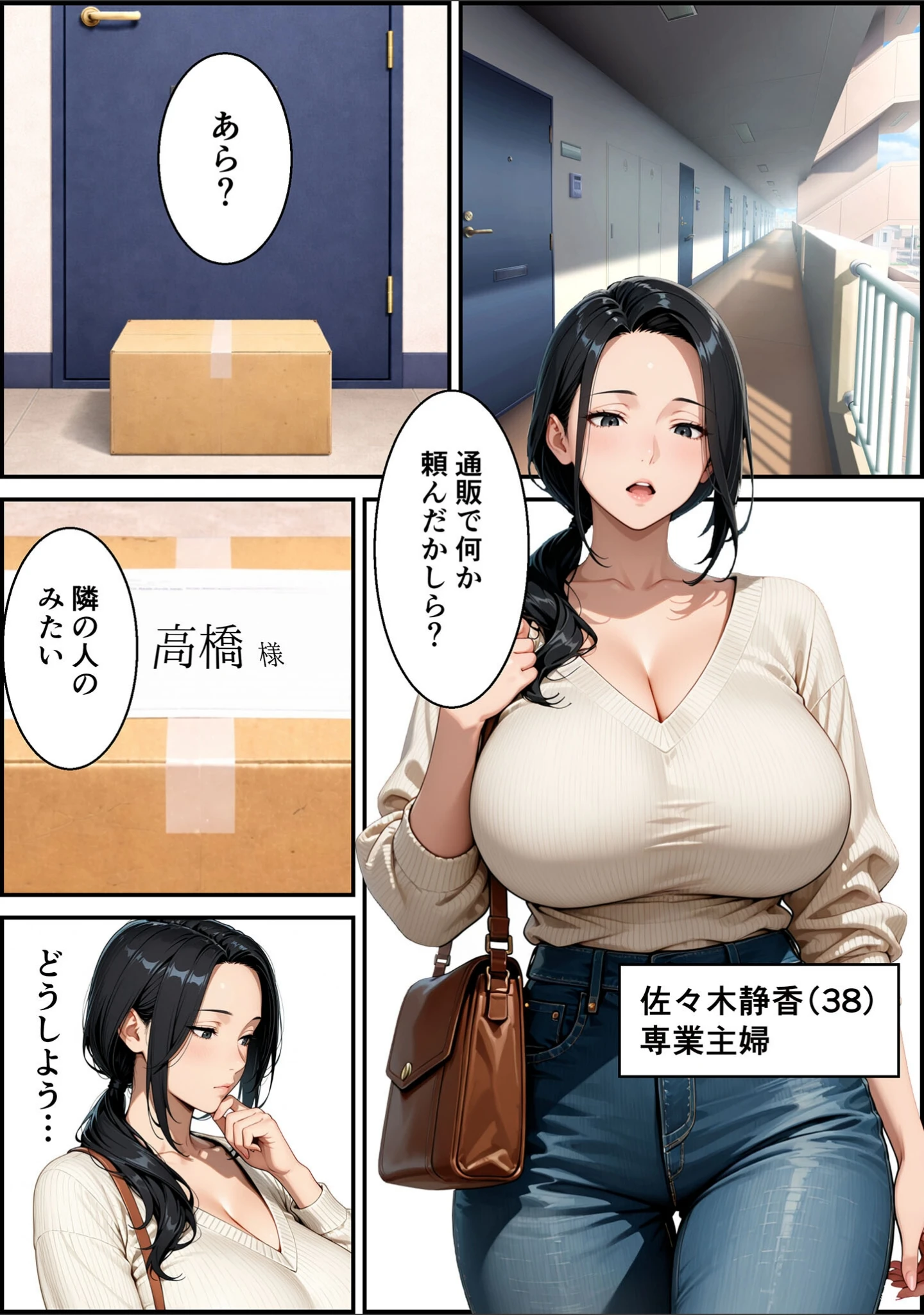 「ドスケベ黒乳首の専業主婦38歳が隣に住む大学生に中●しされセフレ堕ち モザイク版」（かわいいイチゴ1000％） 試し読み 2ページ目