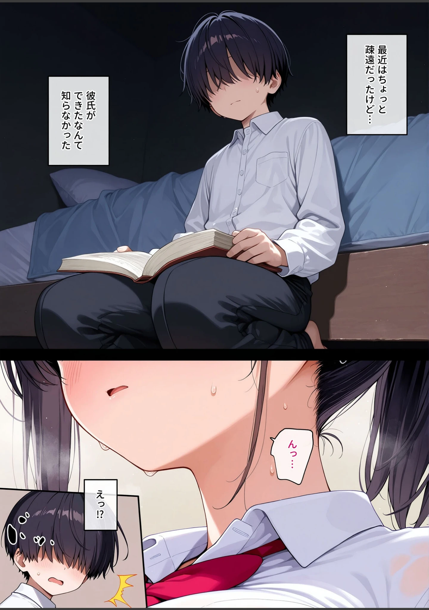 「どれだけ脳が壊れても モザイク版」（砂糖愛好会） 試し読み 7ページ目