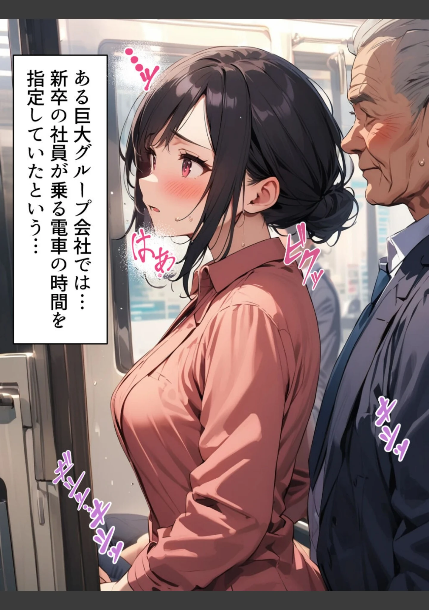 「陥落満員痴●電車」（mk2） 試し読み 3ページ目