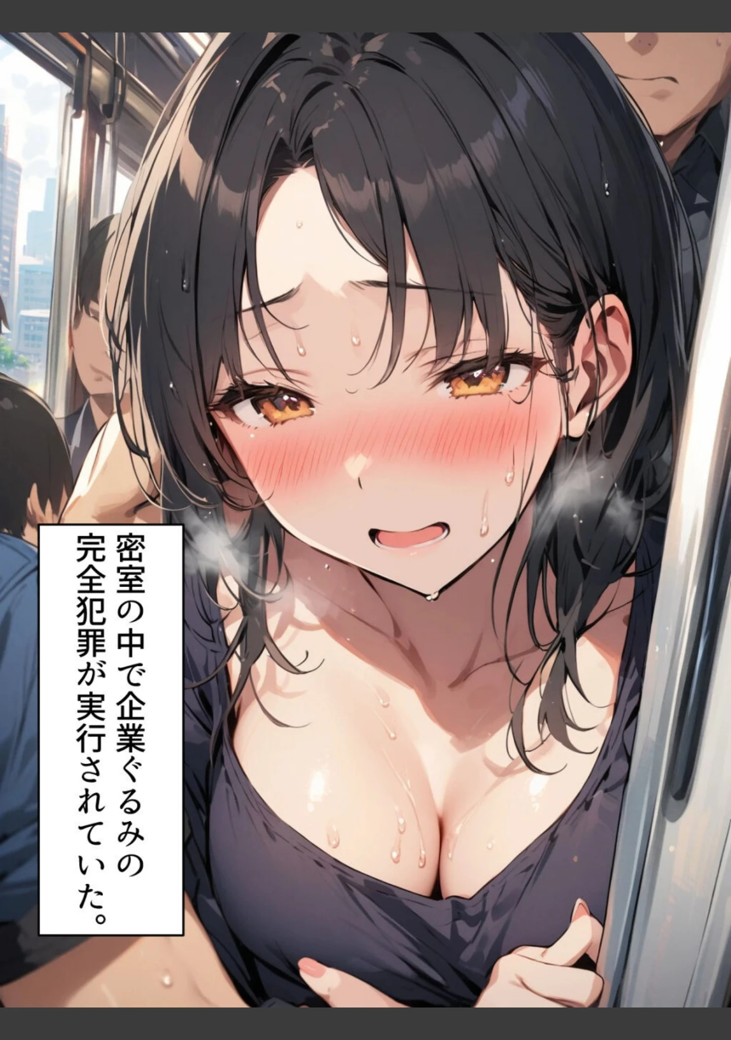 「陥落満員痴●電車」（mk2） 試し読み 5ページ目