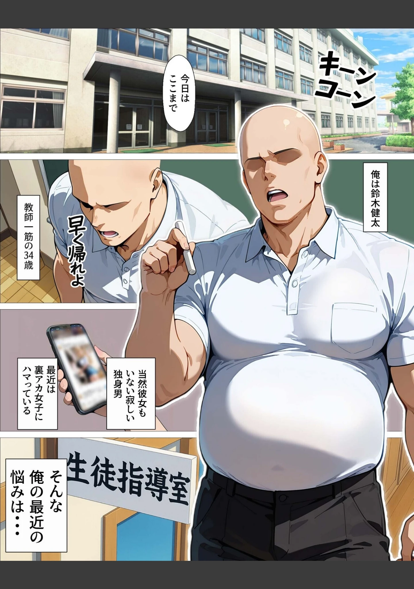 「教え子ギャルの裏アカを見つけた話〜竿役契約から始まるガチ恋堕ちSEX〜≪電子単行本≫」（okita） 試し読み 4ページ目