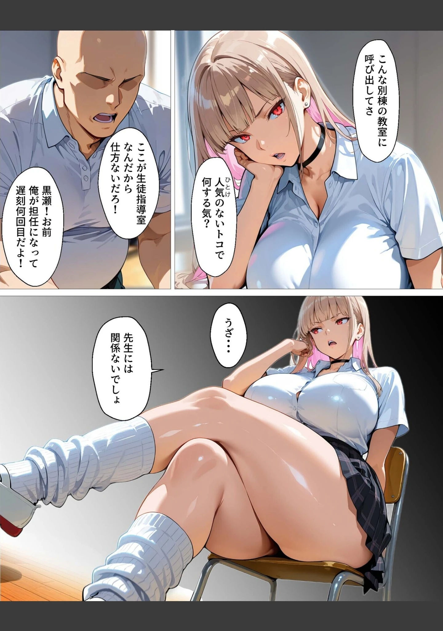 「教え子ギャルの裏アカを見つけた話〜竿役契約から始まるガチ恋堕ちSEX〜≪電子単行本≫」（okita） 試し読み 6ページ目