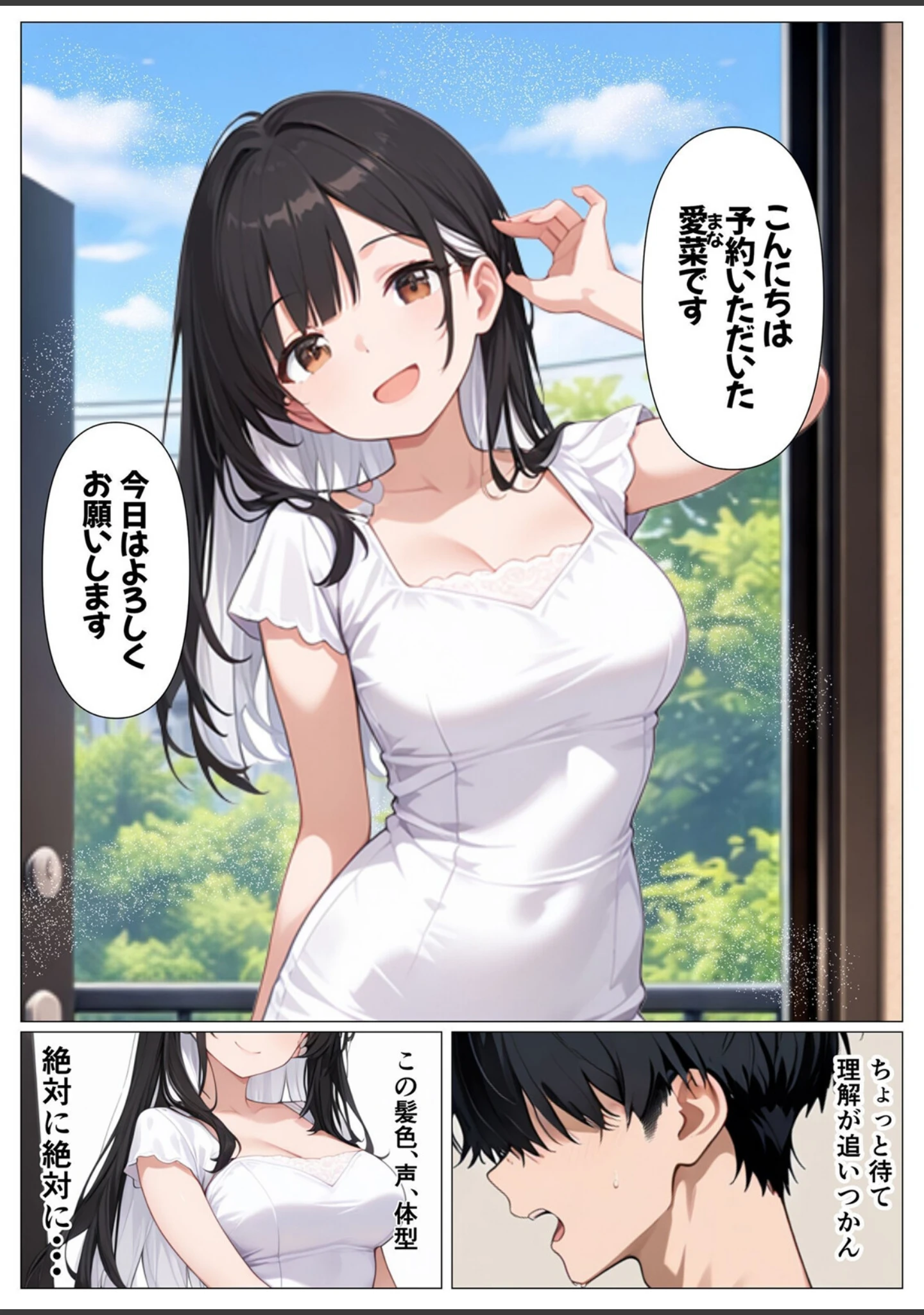 「推しのアイドルがデリヘル嬢になって俺にメス堕ちしました 1」（かのん絵師） 試し読み 11ページ目