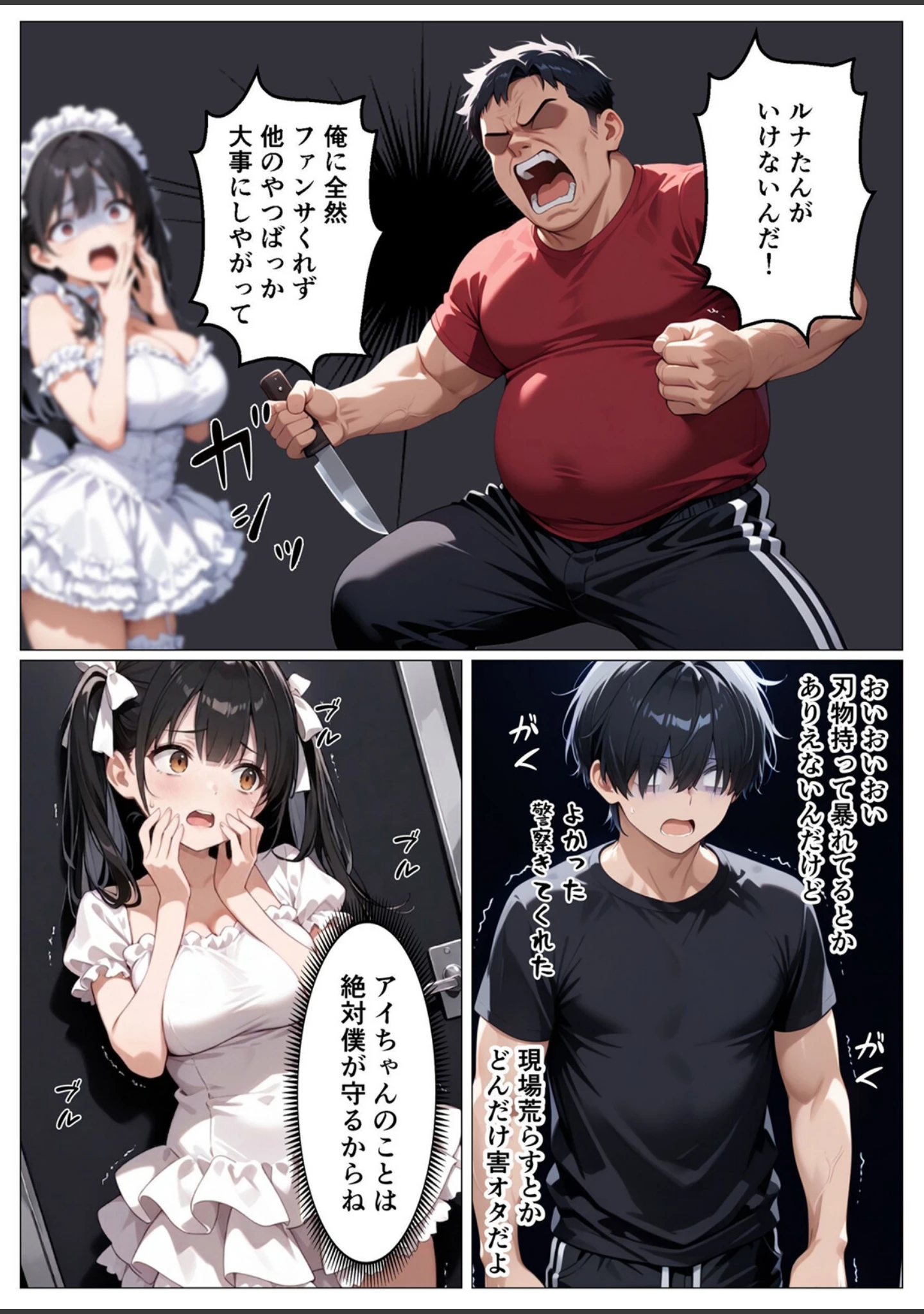 「推しのアイドルがデリヘル嬢になって俺にメス堕ちしました 1」（かのん絵師） 試し読み 6ページ目