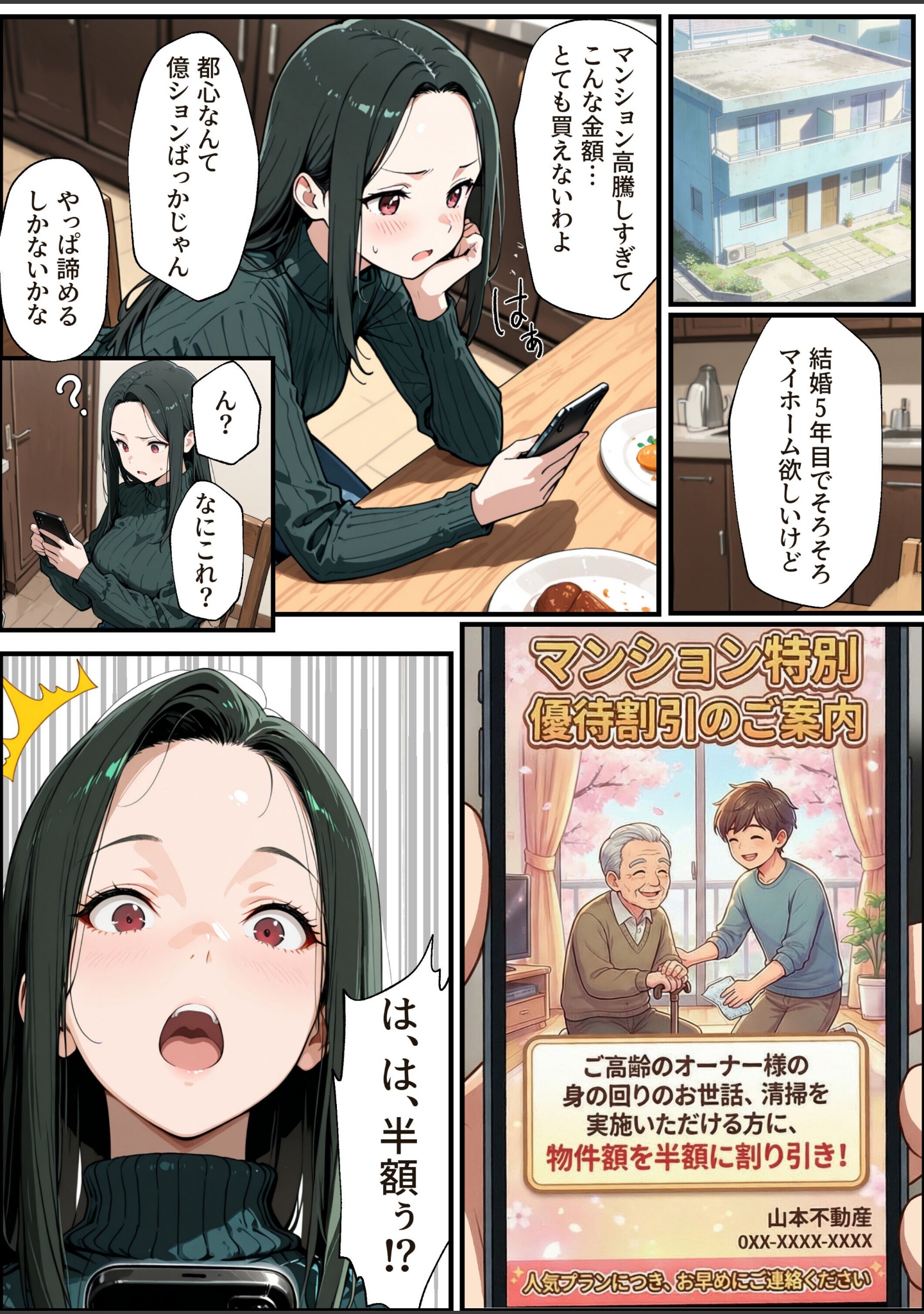 孕ませマンション ローン半額の条件に毎週オーナーの精液を注がれる若妻【棒消し修正版】 サンプル 3