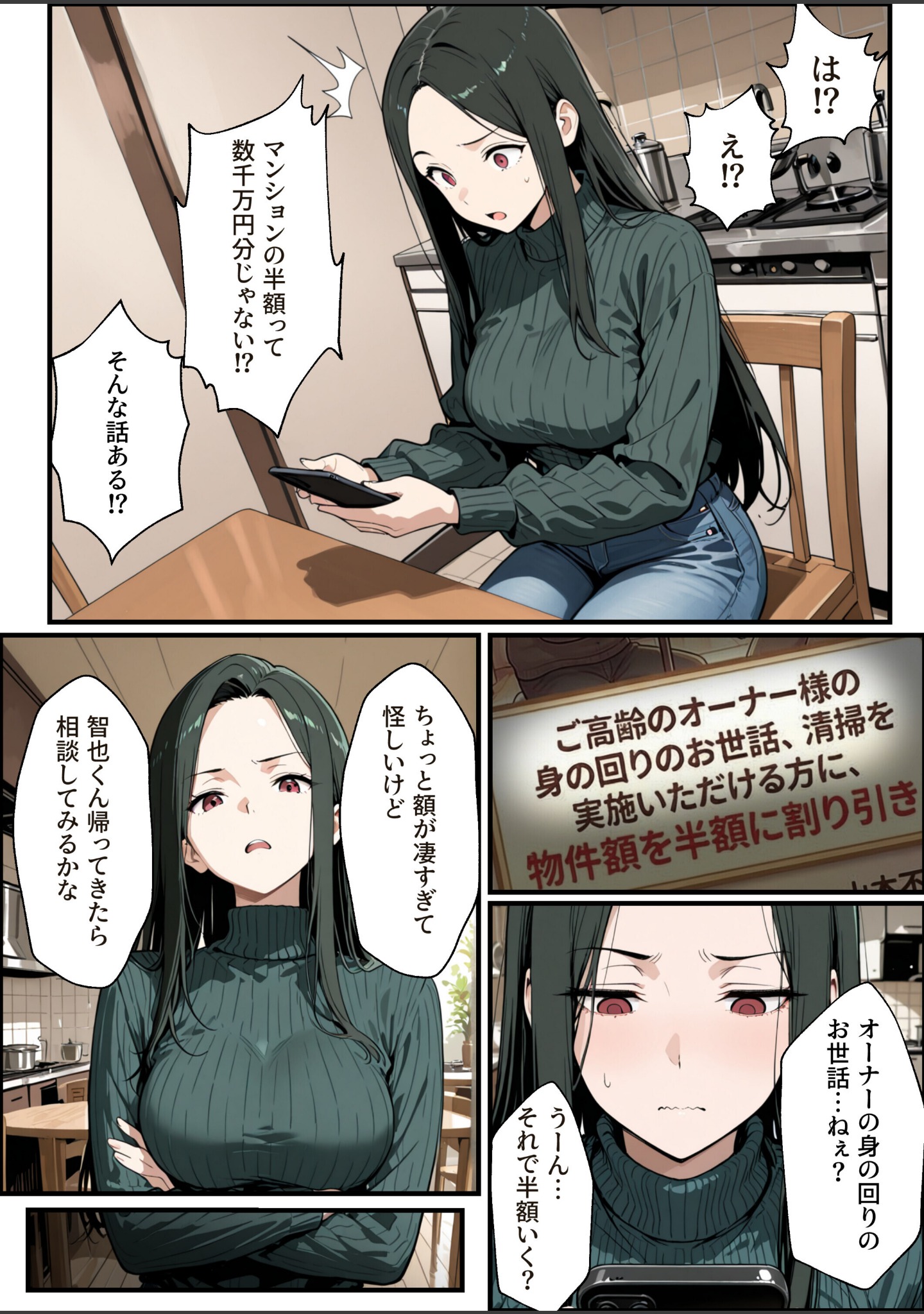 孕ませマンション ローン半額の条件に毎週オーナーの精液を注がれる若妻【棒消し修正版】 サンプル 4