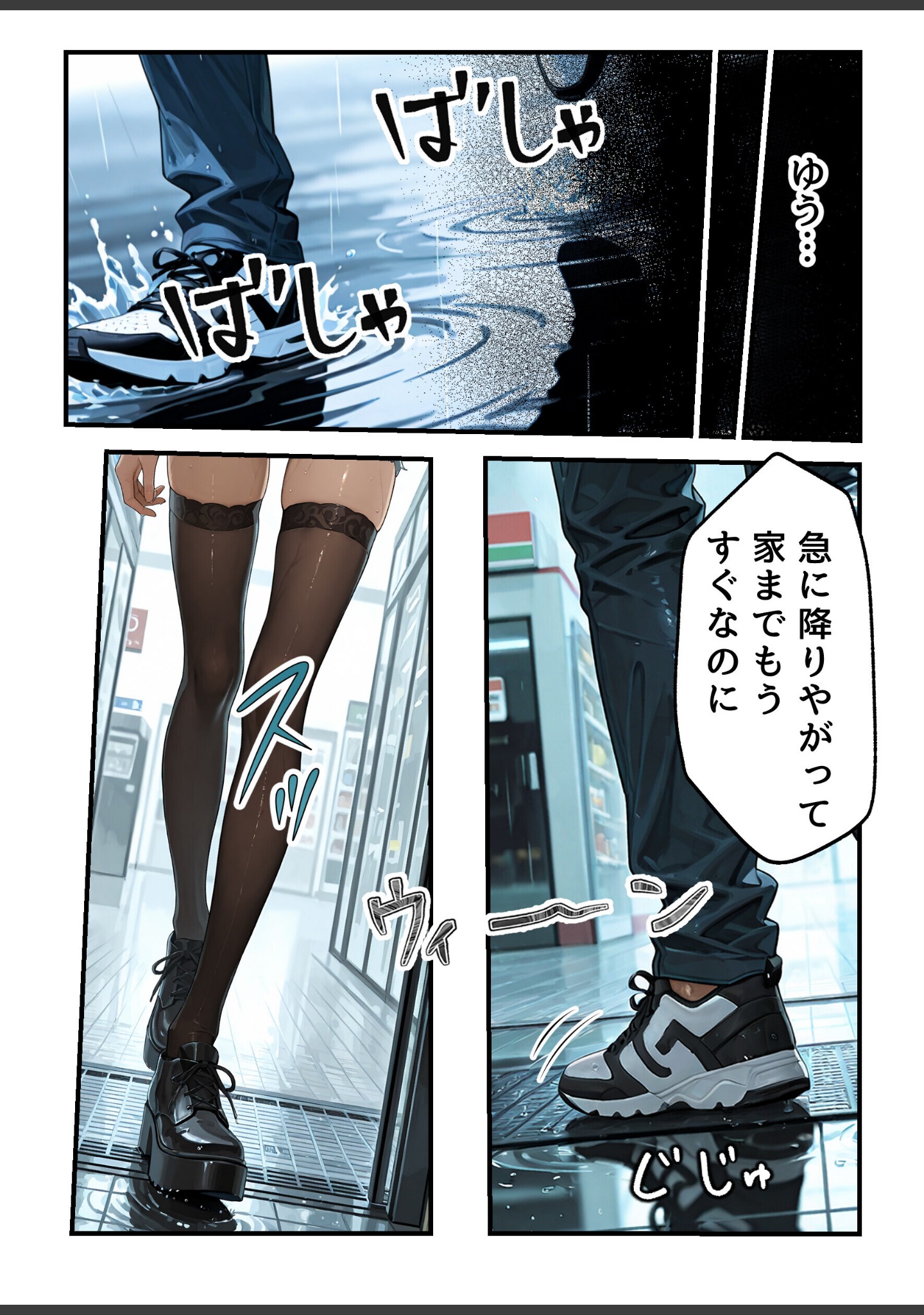 欲望彼女-ゆう-雨の日に出会った理想のコ 実は〇〇だった！？【モザイク版】（単話） サンプル 3