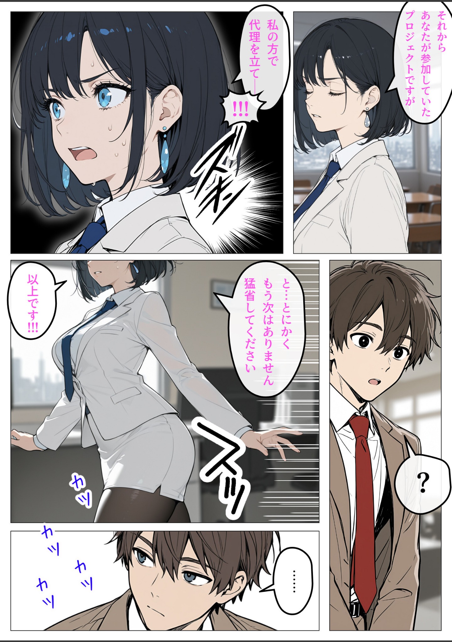 完璧女上司 無能部下のマッサージを受け 故郷の訛りで大絶叫【モザイク版】 サンプル 14