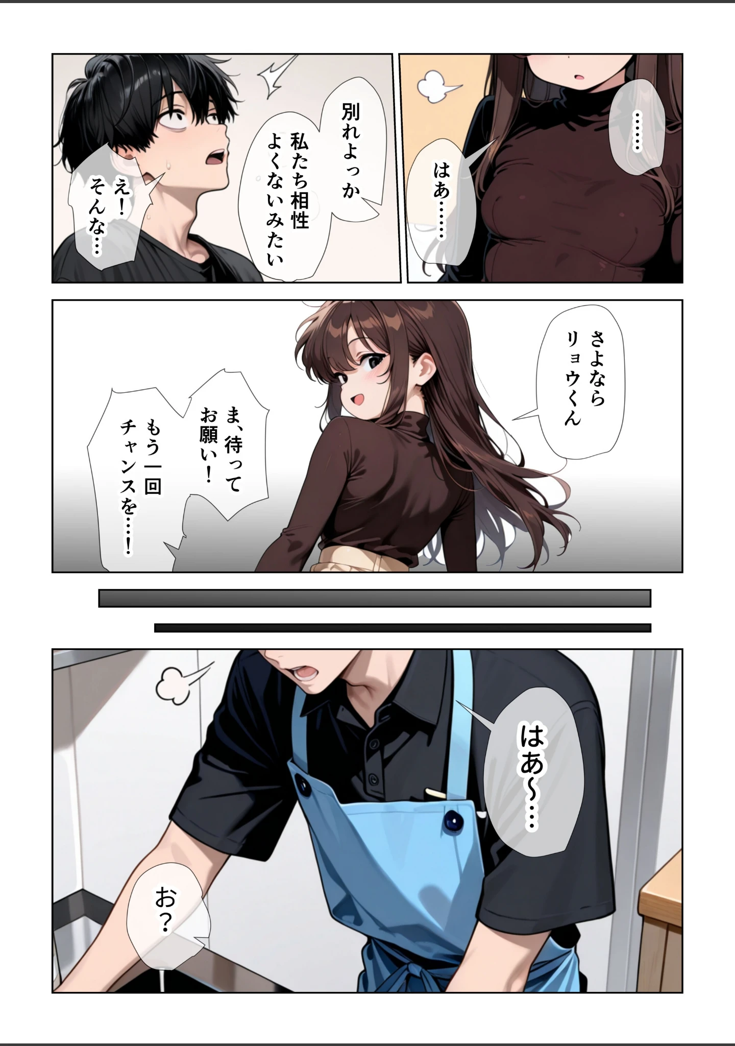 「オナニーしすぎて遅漏の俺が先輩の執拗なキスハメと中出し懇願で暴発させられた挙句イキ癖つけられて早漏になっちゃった話【棒消し修正版】」（ぱびゅ） 試し読み 2ページ目