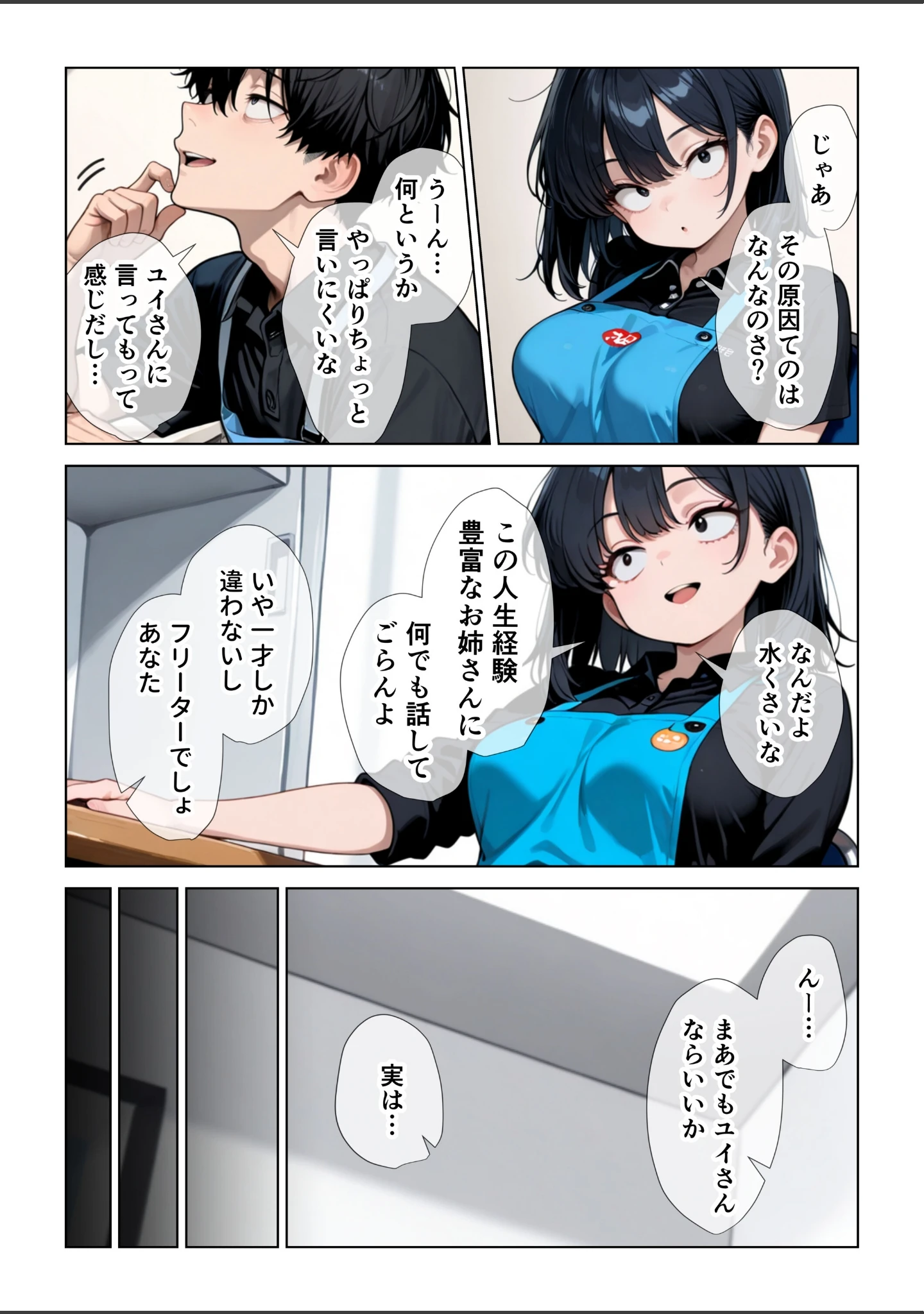 「オナニーしすぎて遅漏の俺が先輩の執拗なキスハメと中出し懇願で暴発させられた挙句イキ癖つけられて早漏になっちゃった話【棒消し修正版】」（ぱびゅ） 試し読み 5ページ目