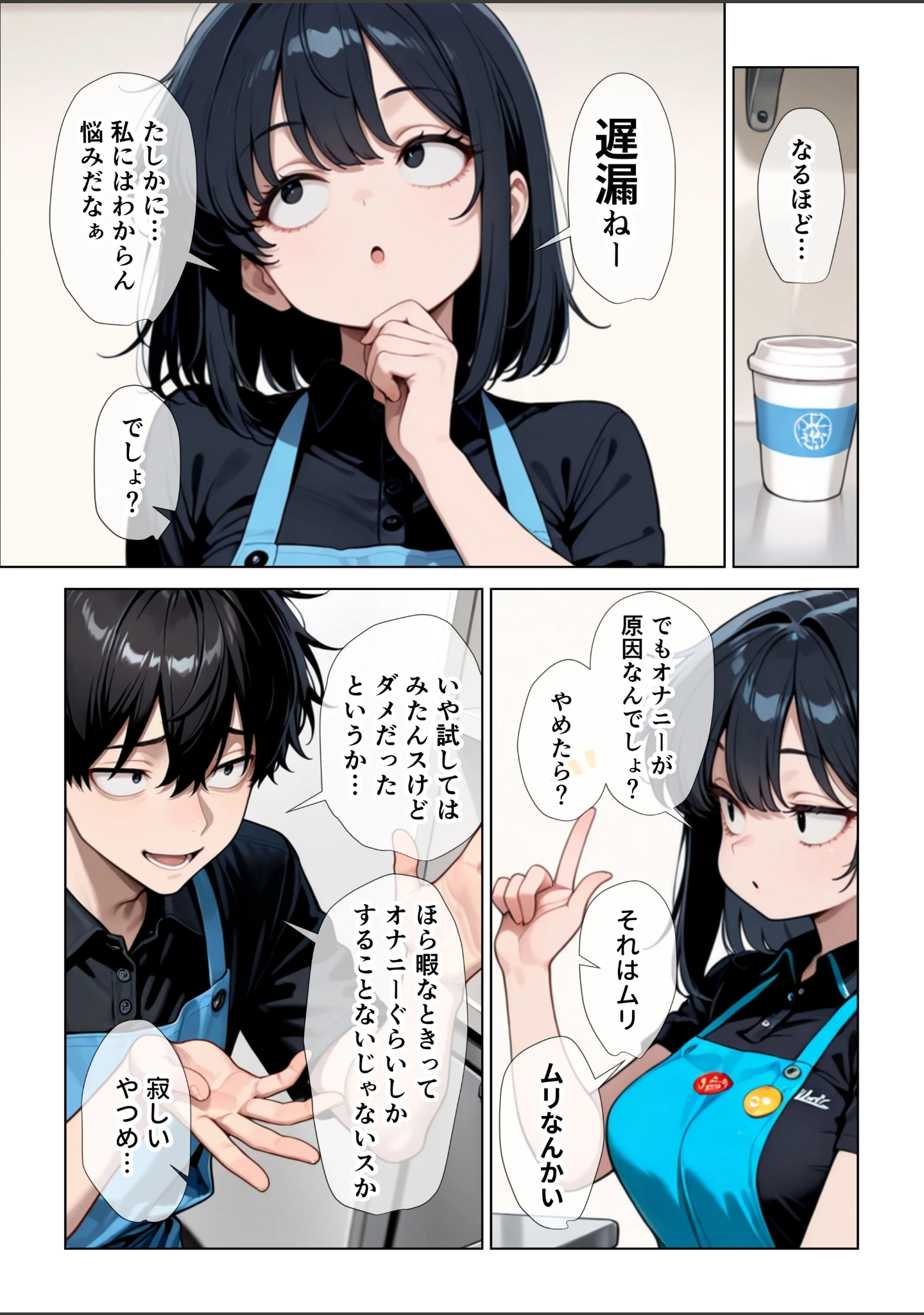 「オナニーしすぎて遅漏の俺が先輩の執拗なキスハメと中出し懇願で暴発させられた挙句イキ癖つけられて早漏になっちゃった話【棒消し修正版】」（ぱびゅ） 試し読み 6ページ目