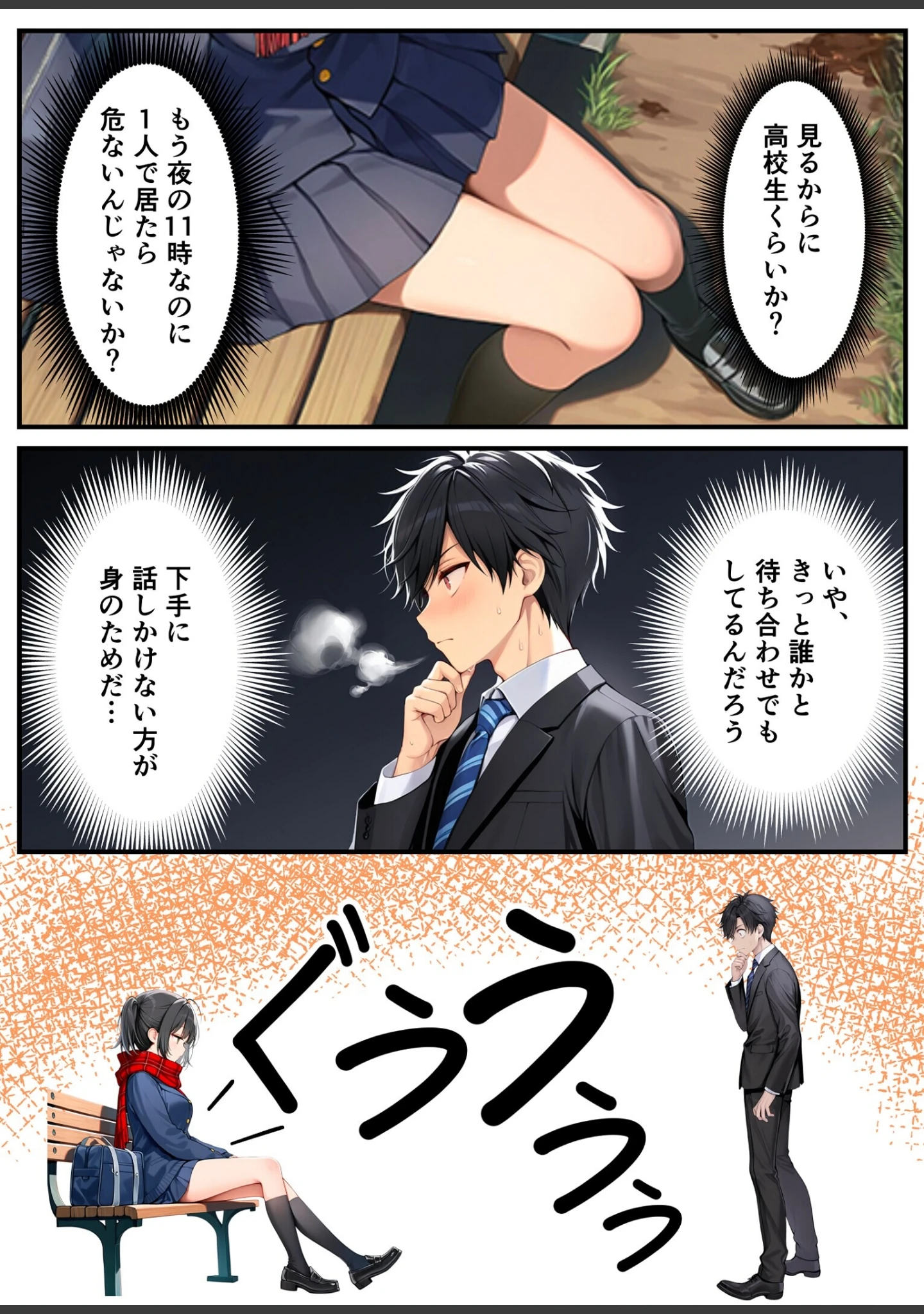 「セックスが嫌いなジト目TS家出少女が一晩でメス堕ちする話【モザイク版】」（悪魔ほろほろ） 試し読み 4ページ目