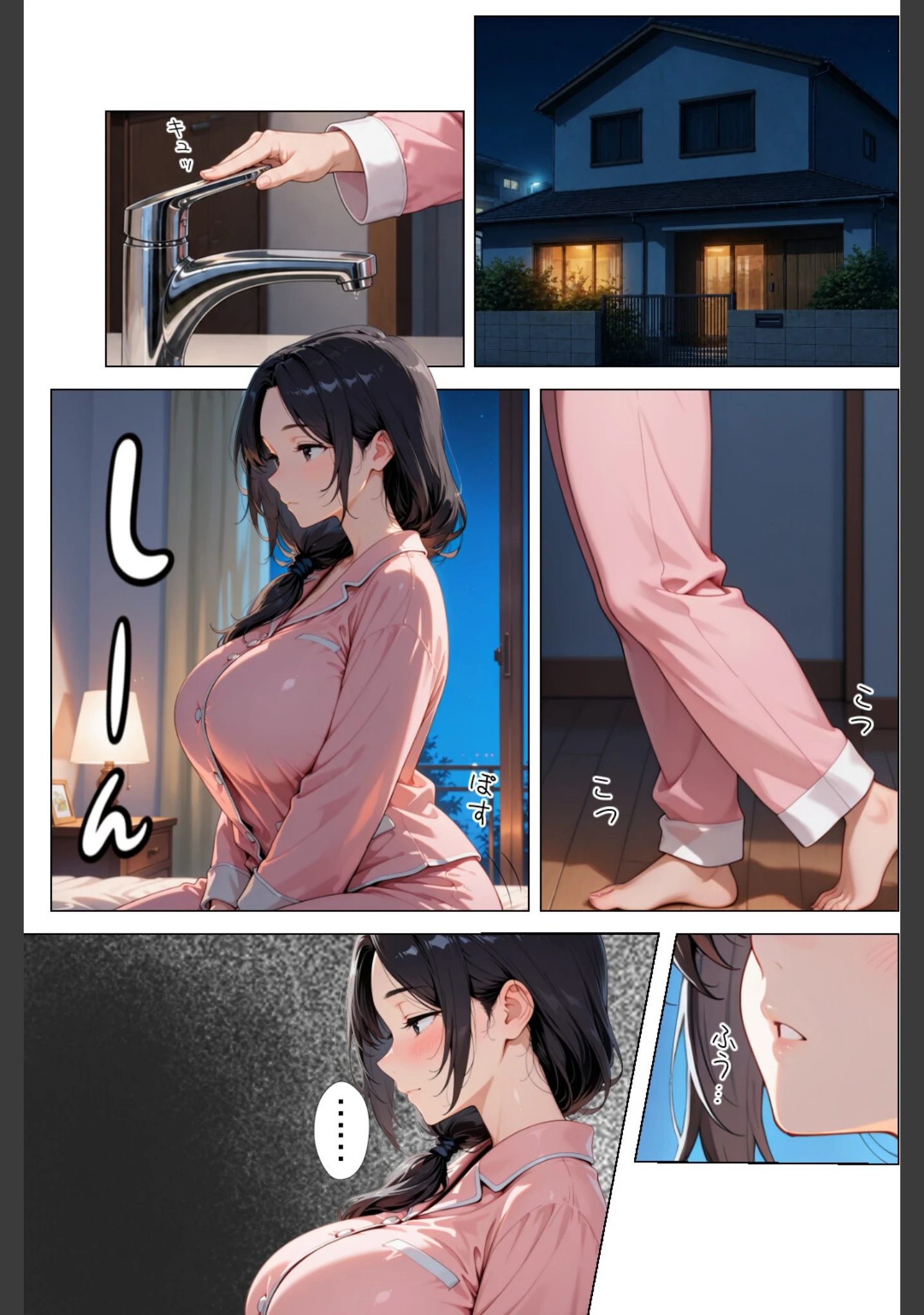 「隣の新婚夫を淫乱人妻が寝取って種付けプレスされる話【棒消し修正版】」（ヒロインファクトリー） 試し読み 9ページ目