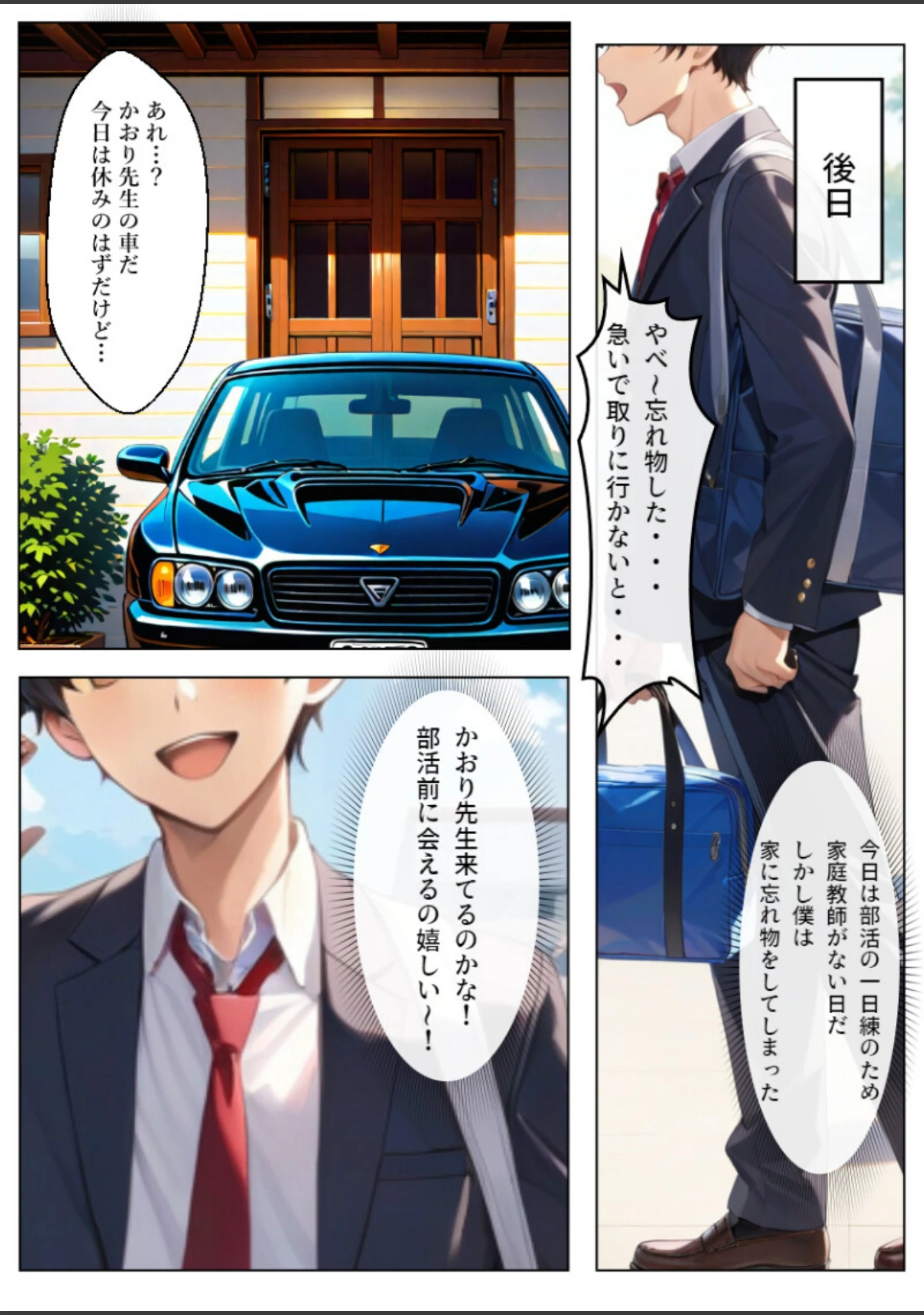 「父とセックスしていた巨乳家庭教師に中出ししてやった【モザイク版】」（憧れ委員会） 試し読み 5ページ目