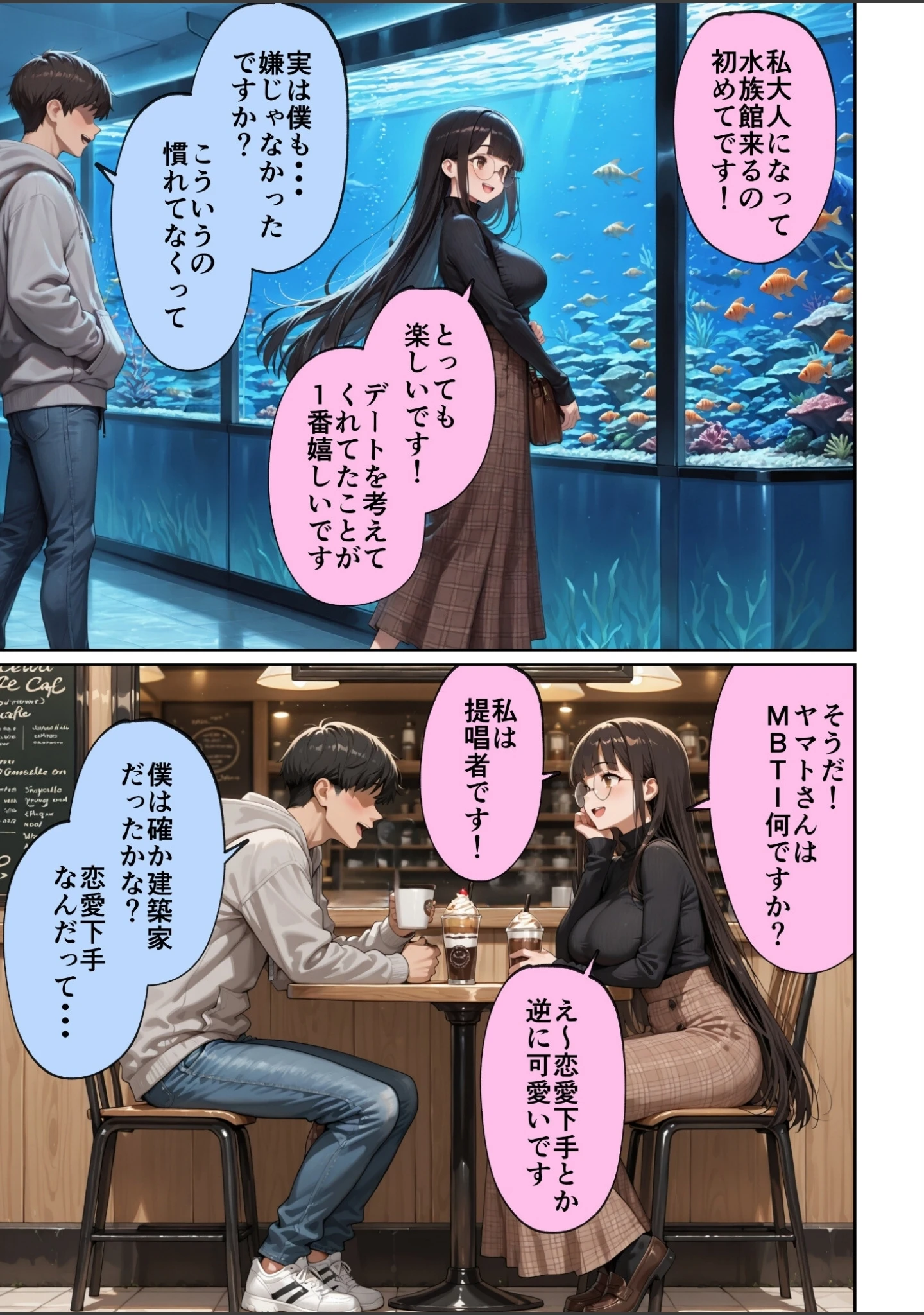 「マチアプで紳士ムーブからの健全解放した清楚巨乳（24）がなぜか今ヤリチン上司の部屋にいるらしい【モザイク版】」（ルミナ） 試し読み 4ページ目
