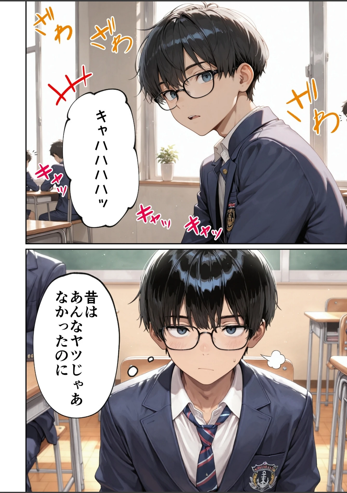 「昔、俺をバカにしていた幼馴染を10年後港区のタワマンに呼び出して朝まで〇〇する話。【モザイク版】」（ルミナ） 試し読み 5ページ目