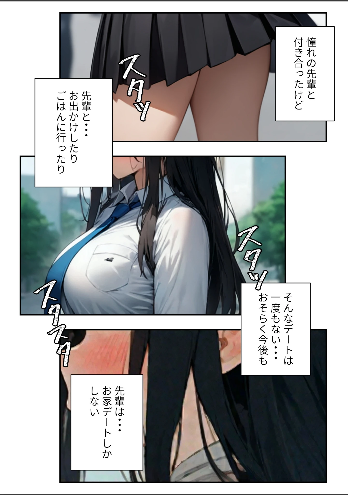 「陸上部の部長は、放課後オレの玩具になっています〜誰にも言えない放課後デート〜【モザイク版】（単話）」（ルミナ） 試し読み 6ページ目