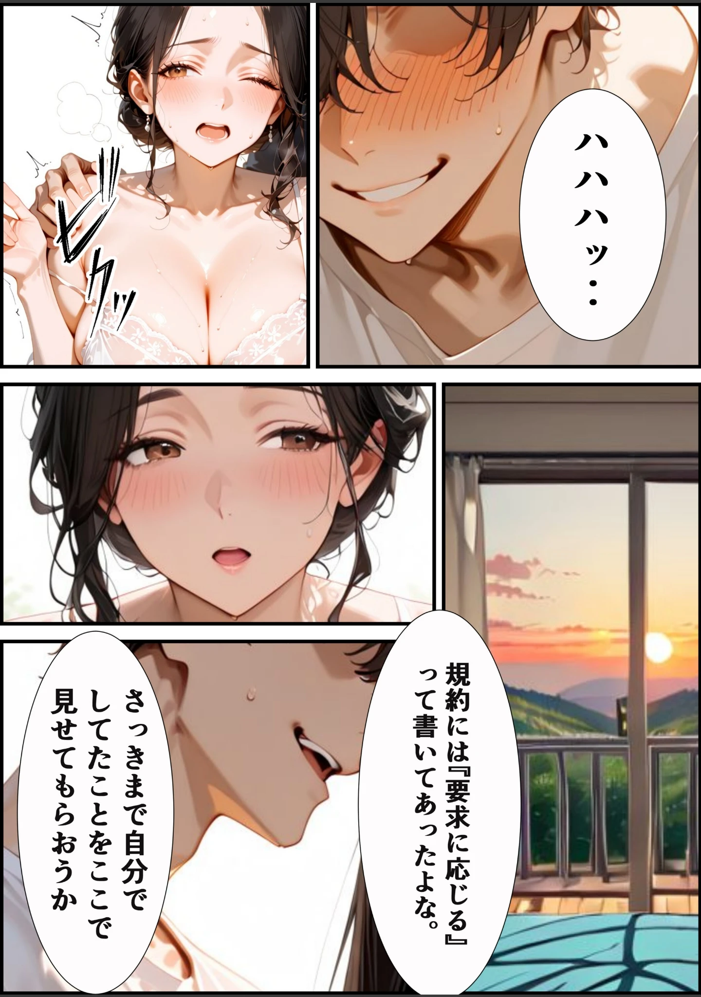 「訳あり物件ーノックで隣人の性処理係ー隣人に壁に突き立てられメス声絶頂【モザイク版】」（むちプリギャル舎） 試し読み 15ページ目
