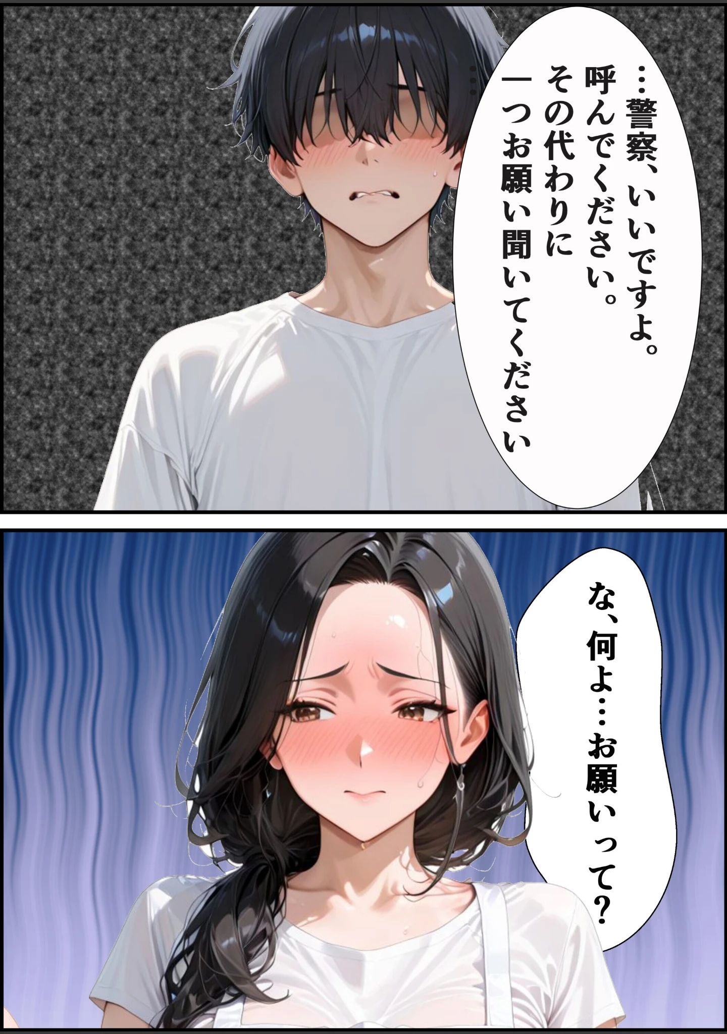 「家政婦の人妻〜旦那との通話中に背徳の不倫に溺れる【モザイク版】（単話）」（むちプリギャル舎） 試し読み 13ページ目