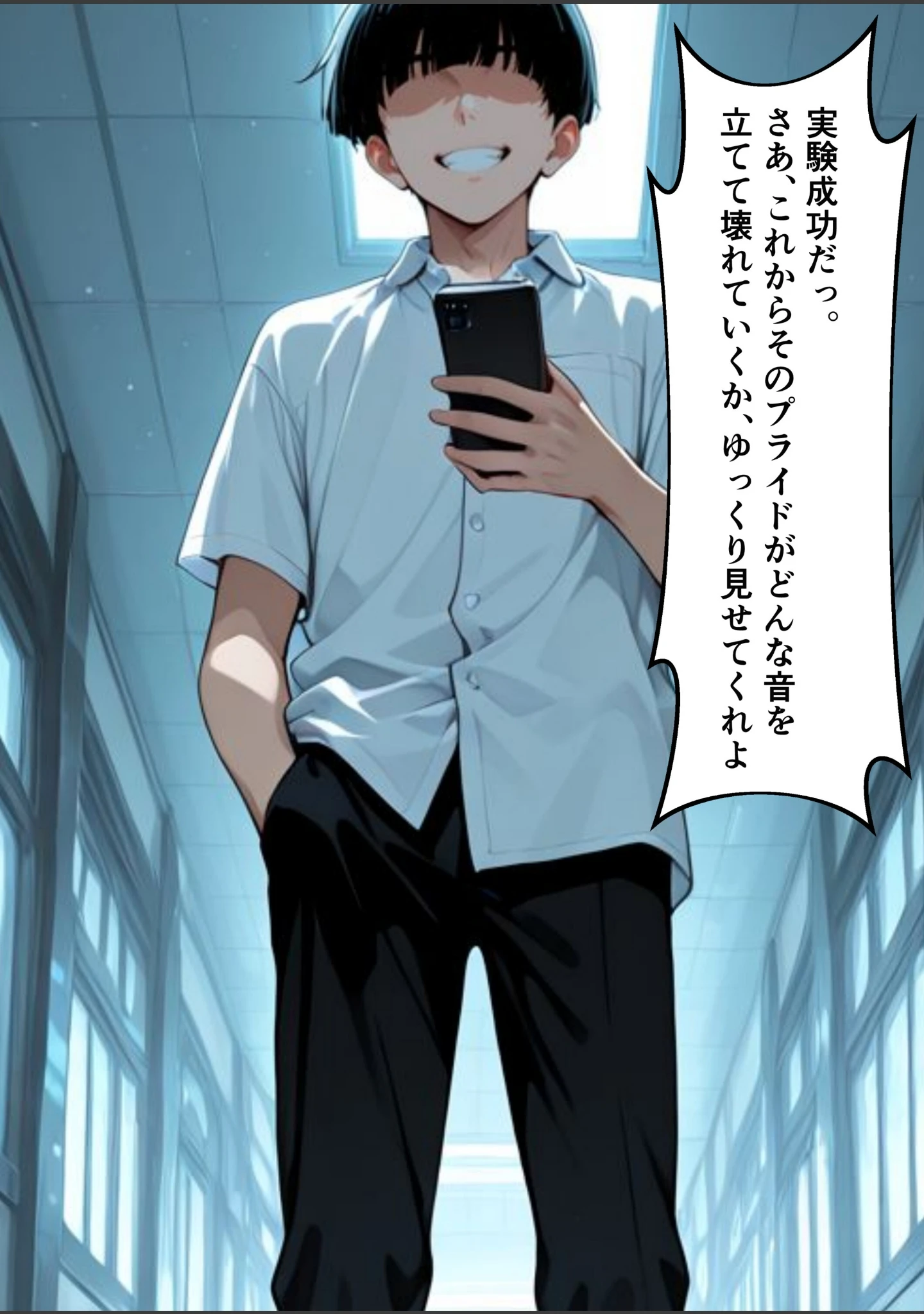 「校則改変アプリ〜ゴミ扱いしてた俺の肉棒で女王たちがメス堕ち【モザイク版】（単話）」（むちプリギャル舎） 試し読み 12ページ目