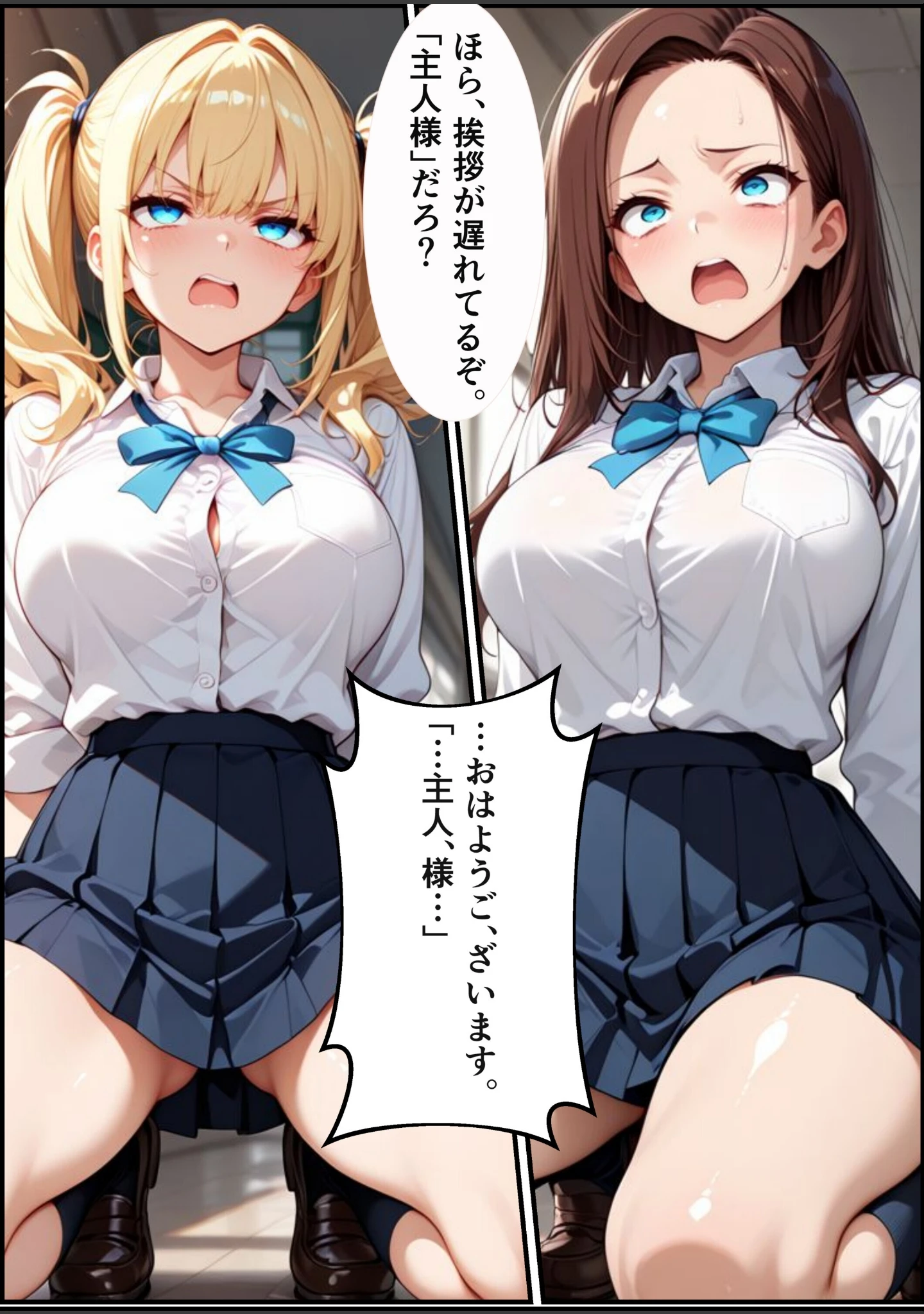 「校則改変アプリ〜ゴミ扱いしてた俺の肉棒で女王たちがメス堕ち【モザイク版】（単話）」（むちプリギャル舎） 試し読み 15ページ目
