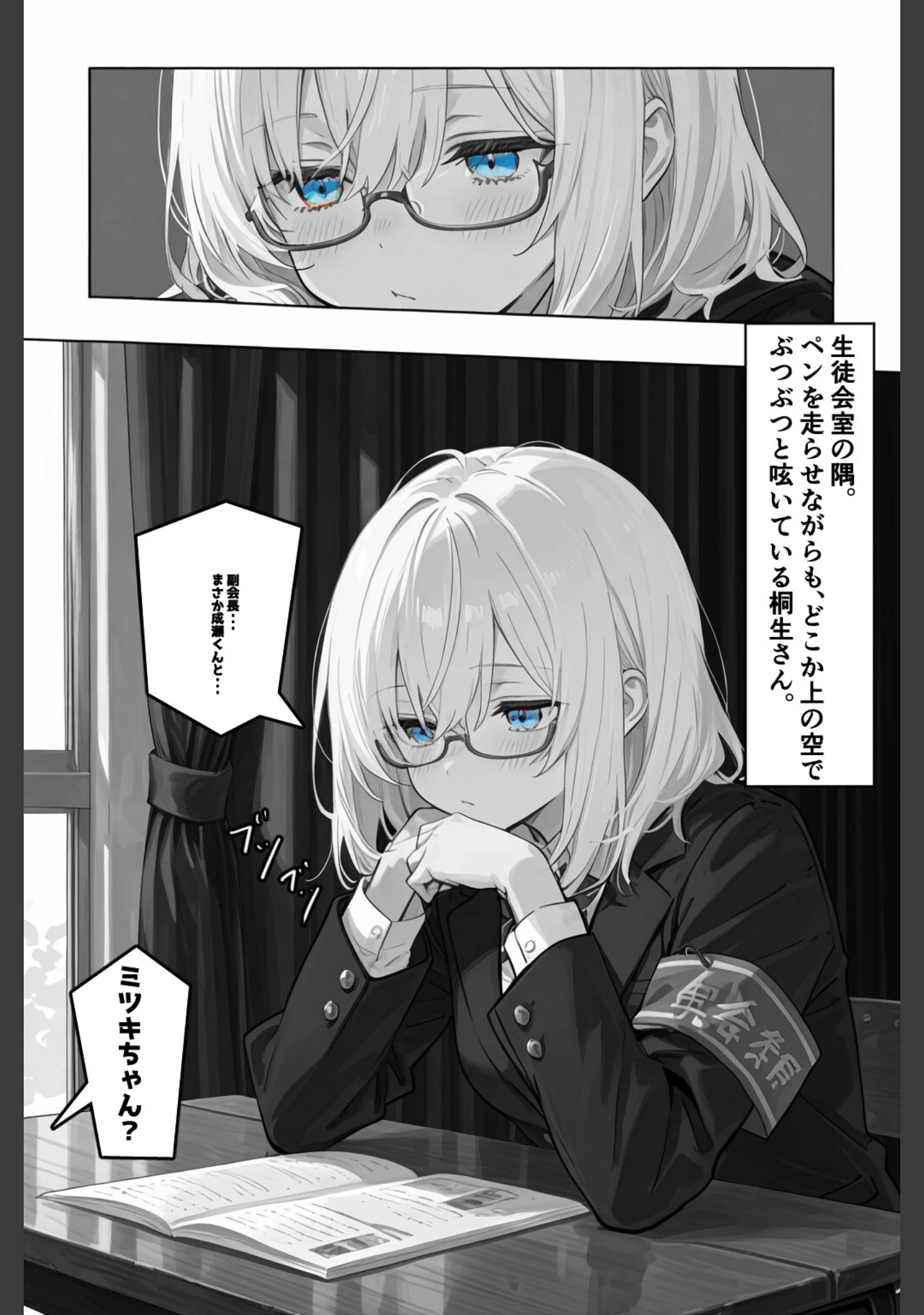 「性徒会【棒消し修正版】（単話）」（愛罠） 試し読み 2ページ目