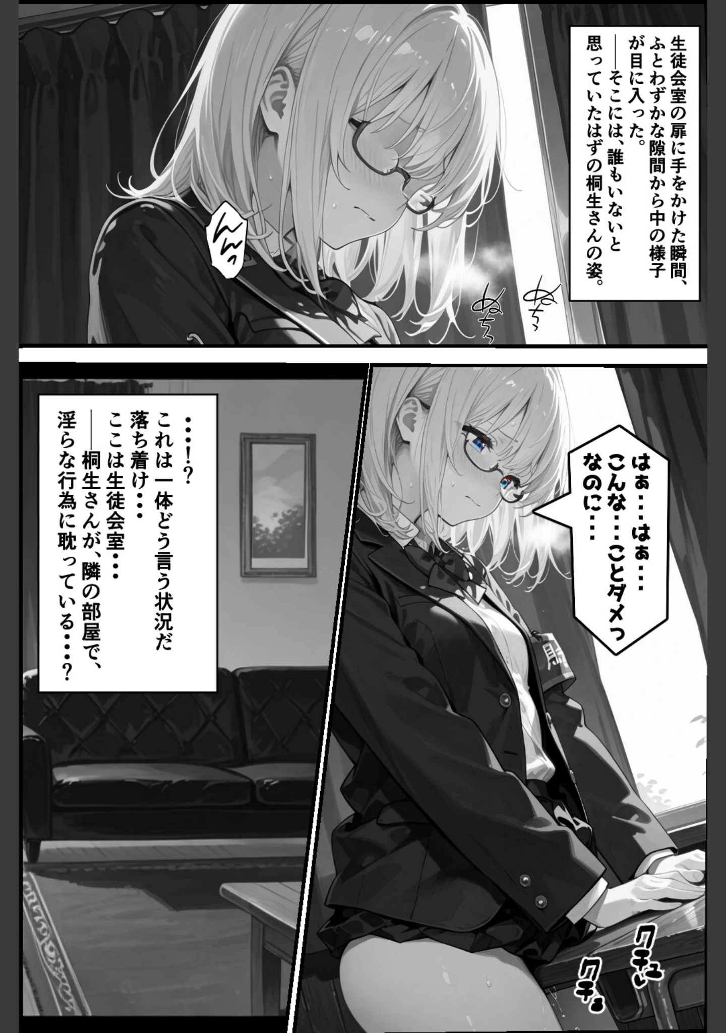 「性徒会【棒消し修正版】（単話）」（愛罠） 試し読み 7ページ目