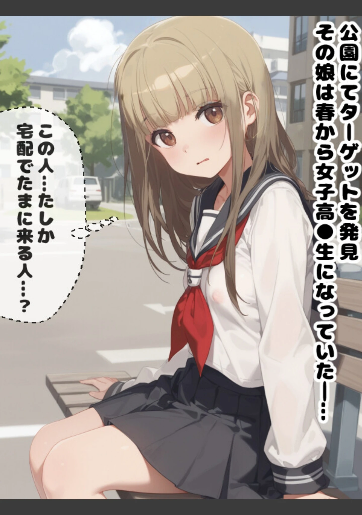 「近所の女の子が正統派美少女に育ったので不思議な力でエッチなお願いを聞いてもらった話【モザイク版】」（アニメガールズGo） 試し読み 4ページ目