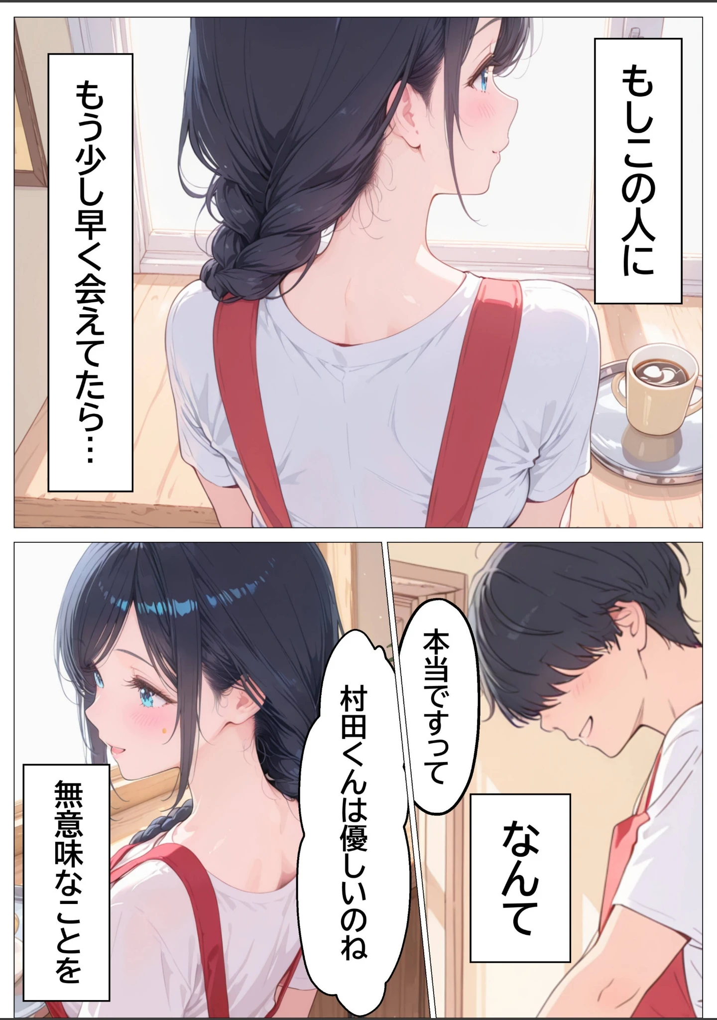 「雨でびしょ濡れのバ先人妻を連れ込んで生ハメした話【モザイク版】」（つきつき工房） 試し読み 6ページ目